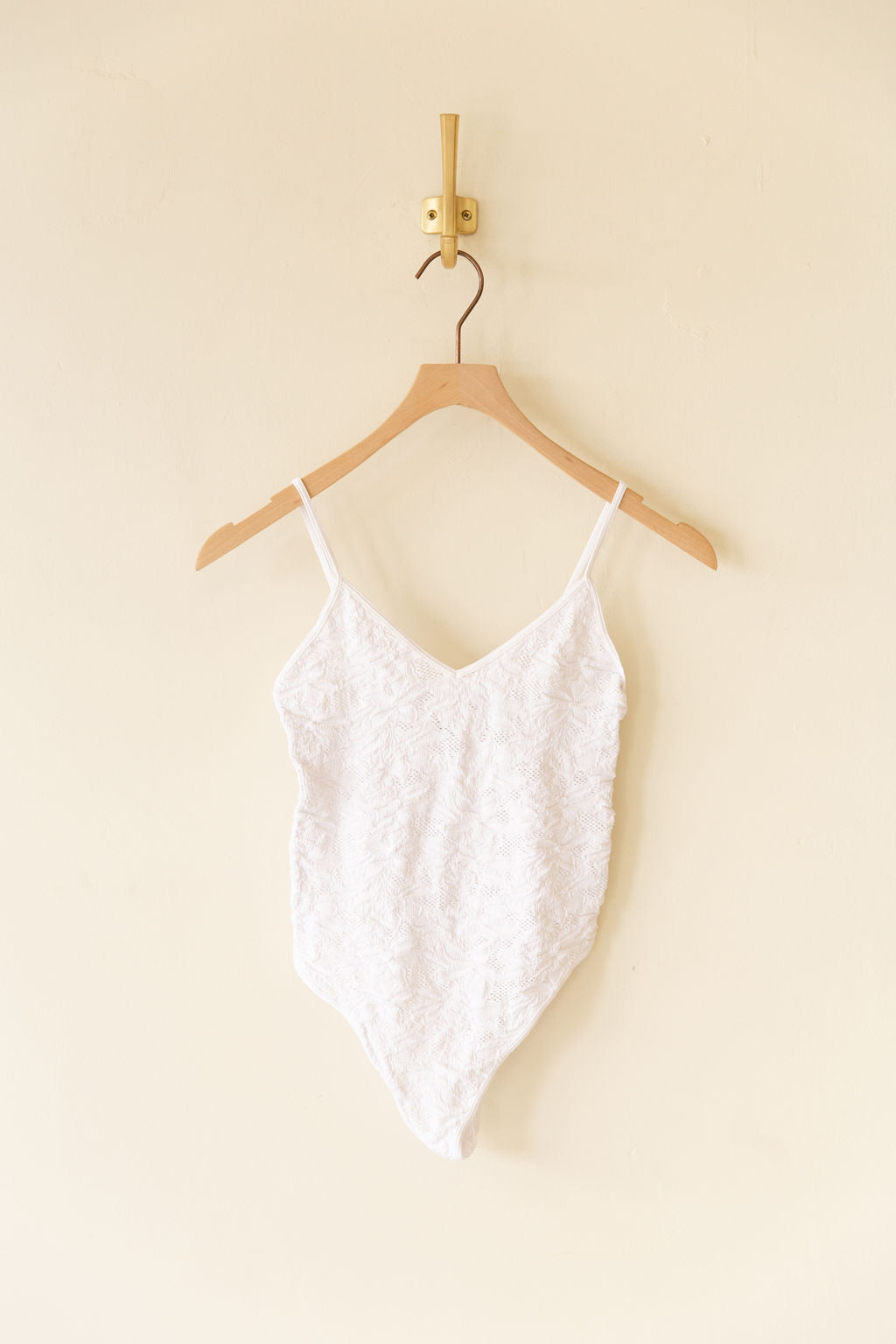 Forget Everything Eyelet Knit Bodysuit