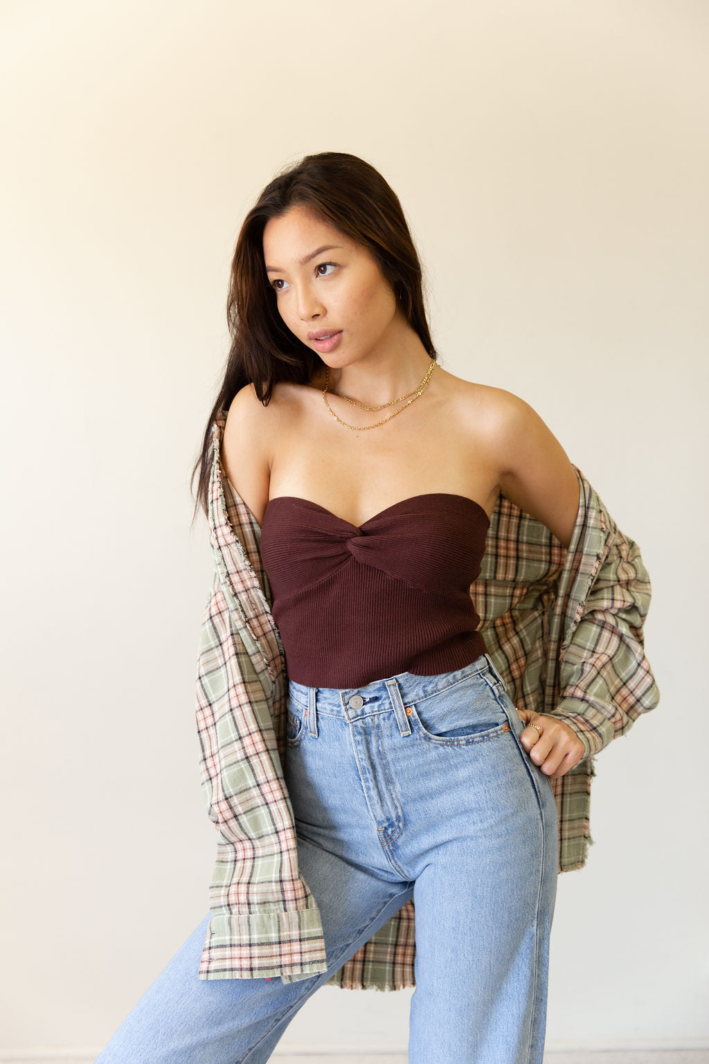 Wanna Rock Plaid Flannel Top