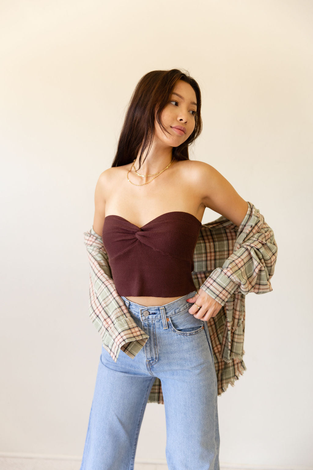 Wanna Rock Plaid Flannel Top