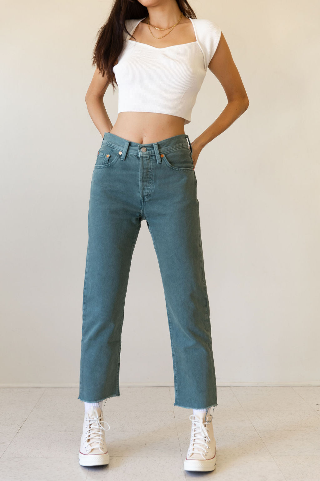 501 Misty Crop Jeans by Levi's