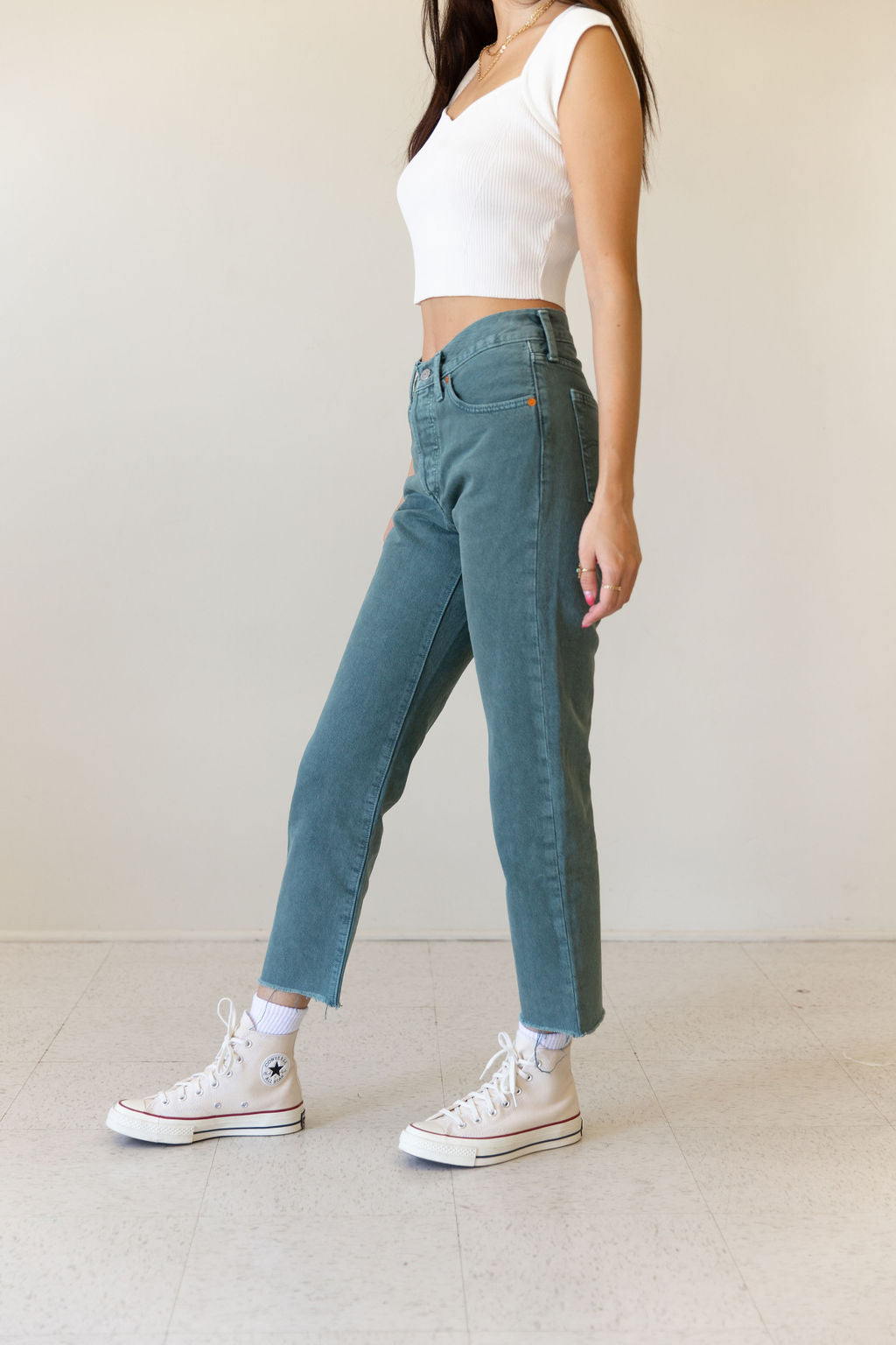 501 Misty Crop Jeans by Levi's