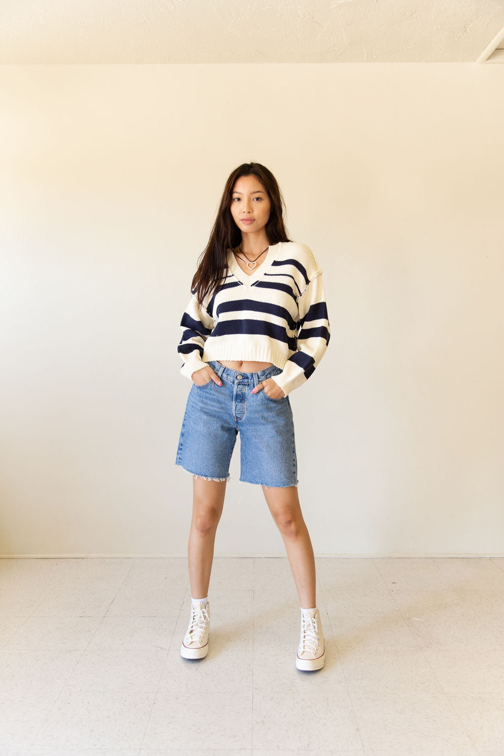501 90s Mid Thigh Denim Shorts by Levi's