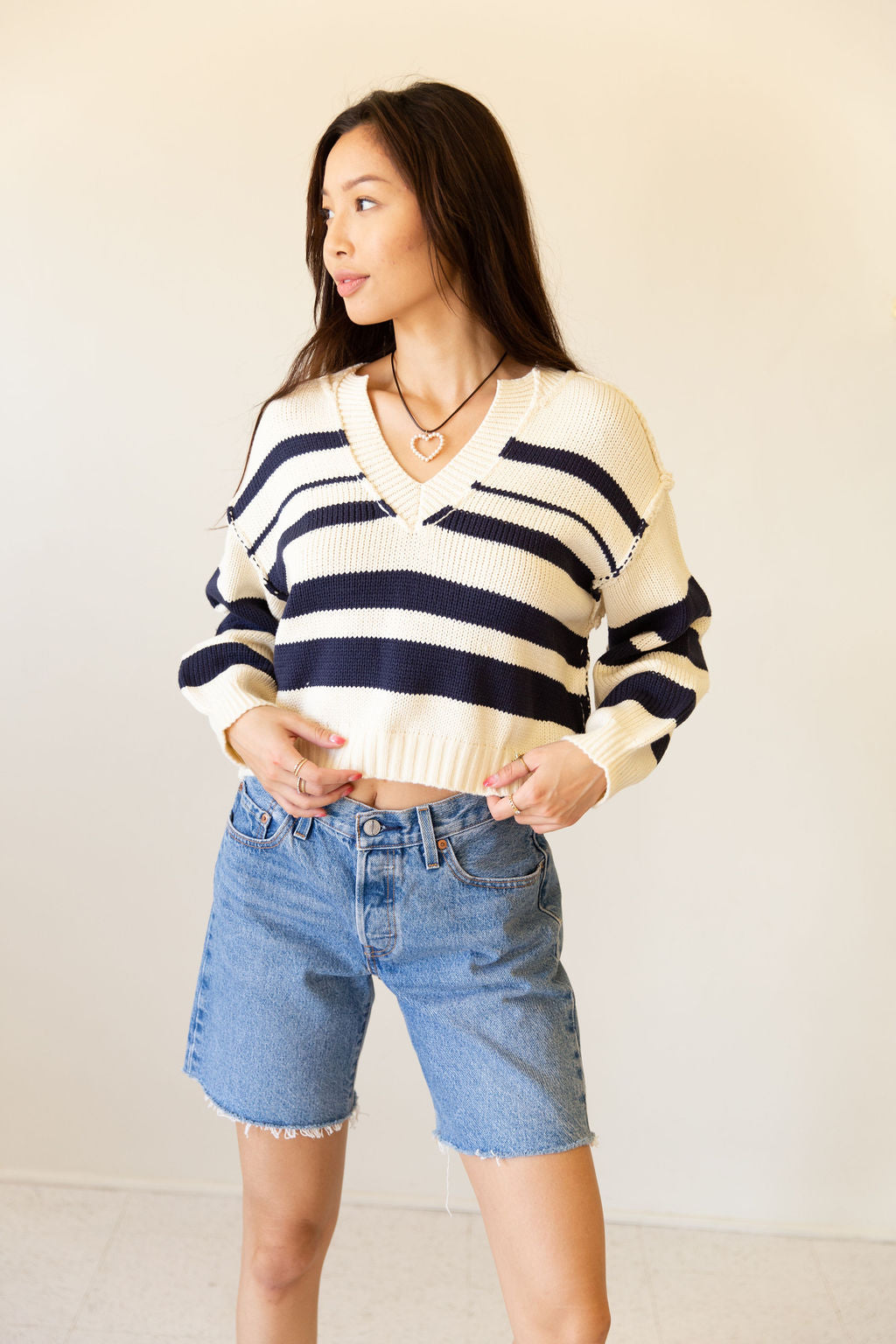 501 90s Mid Thigh Denim Shorts by Levi's