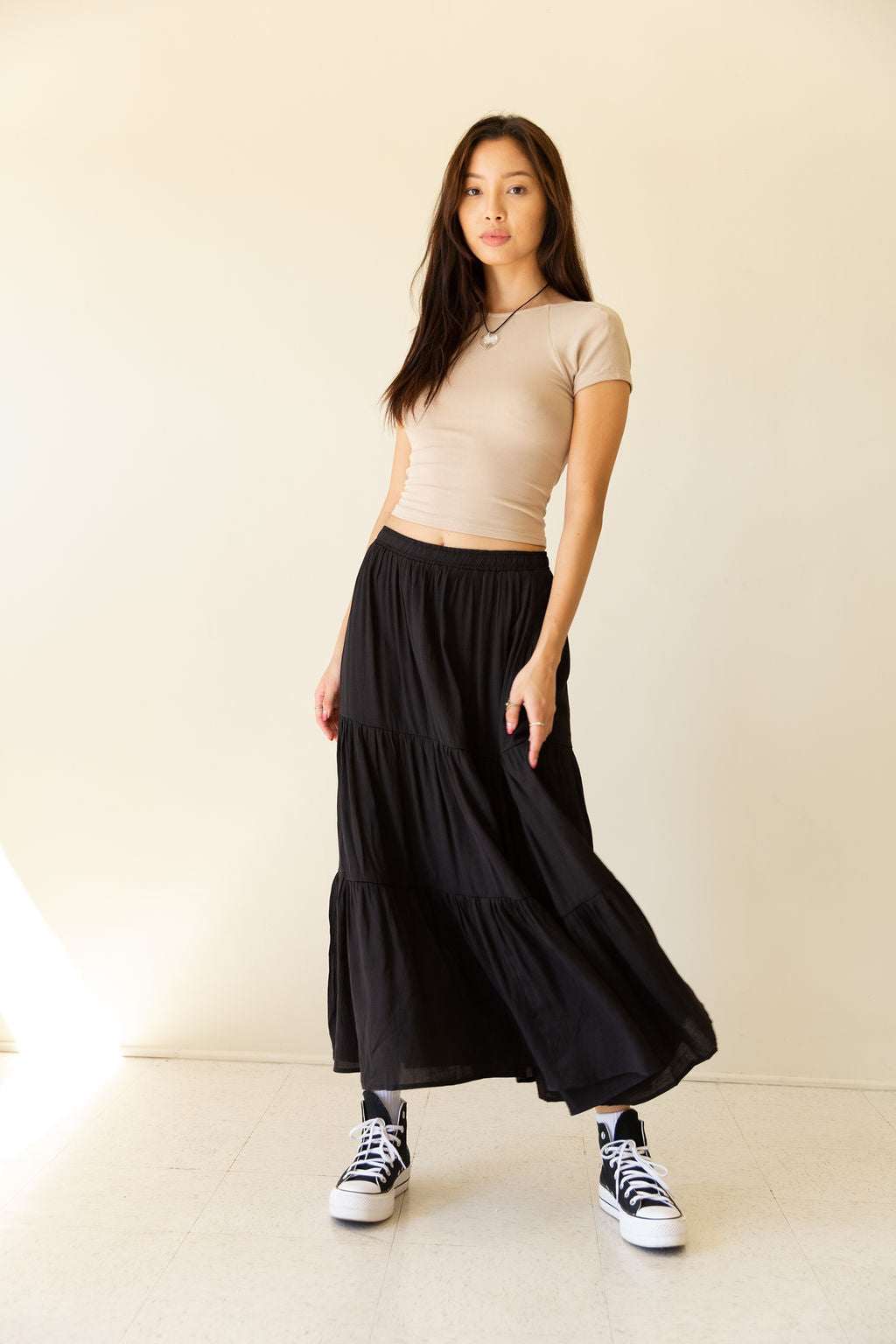 Fake Smiles Open Back Crop Top