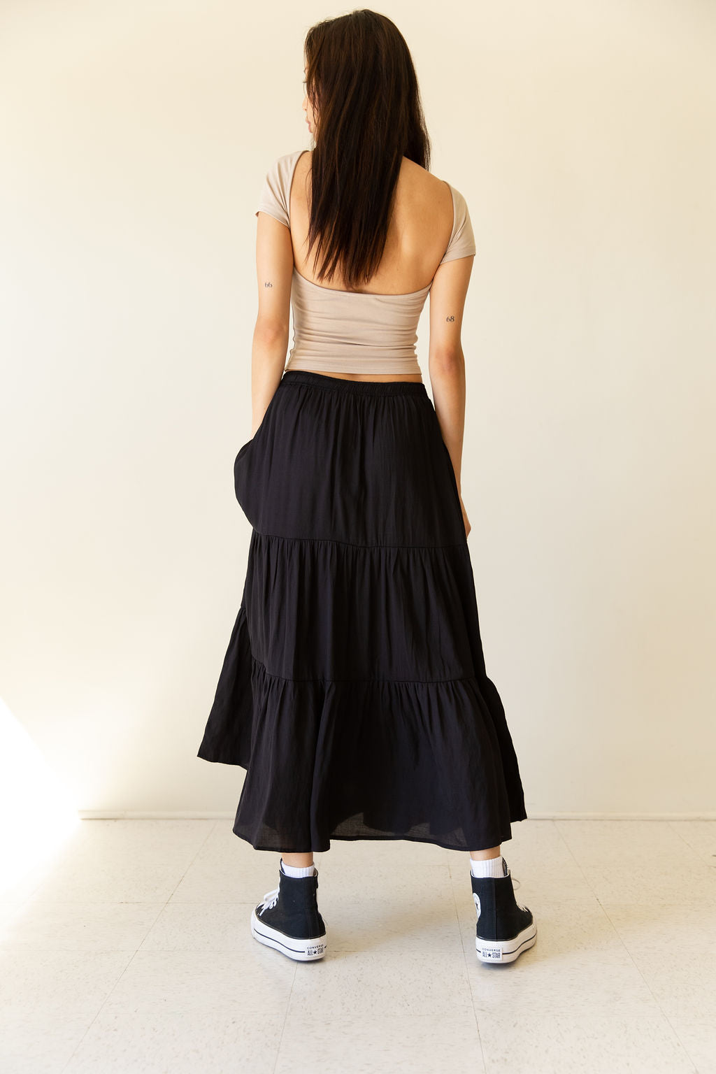 Fake Smiles Open Back Crop Top