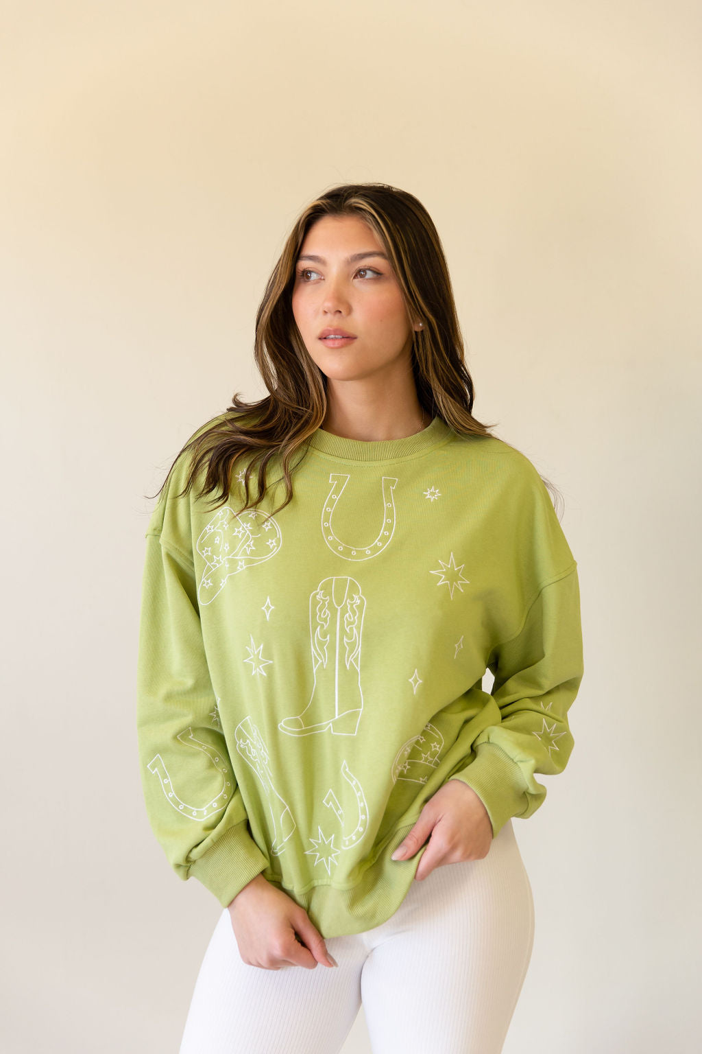 Cowboy Dream Embroidered Sweater