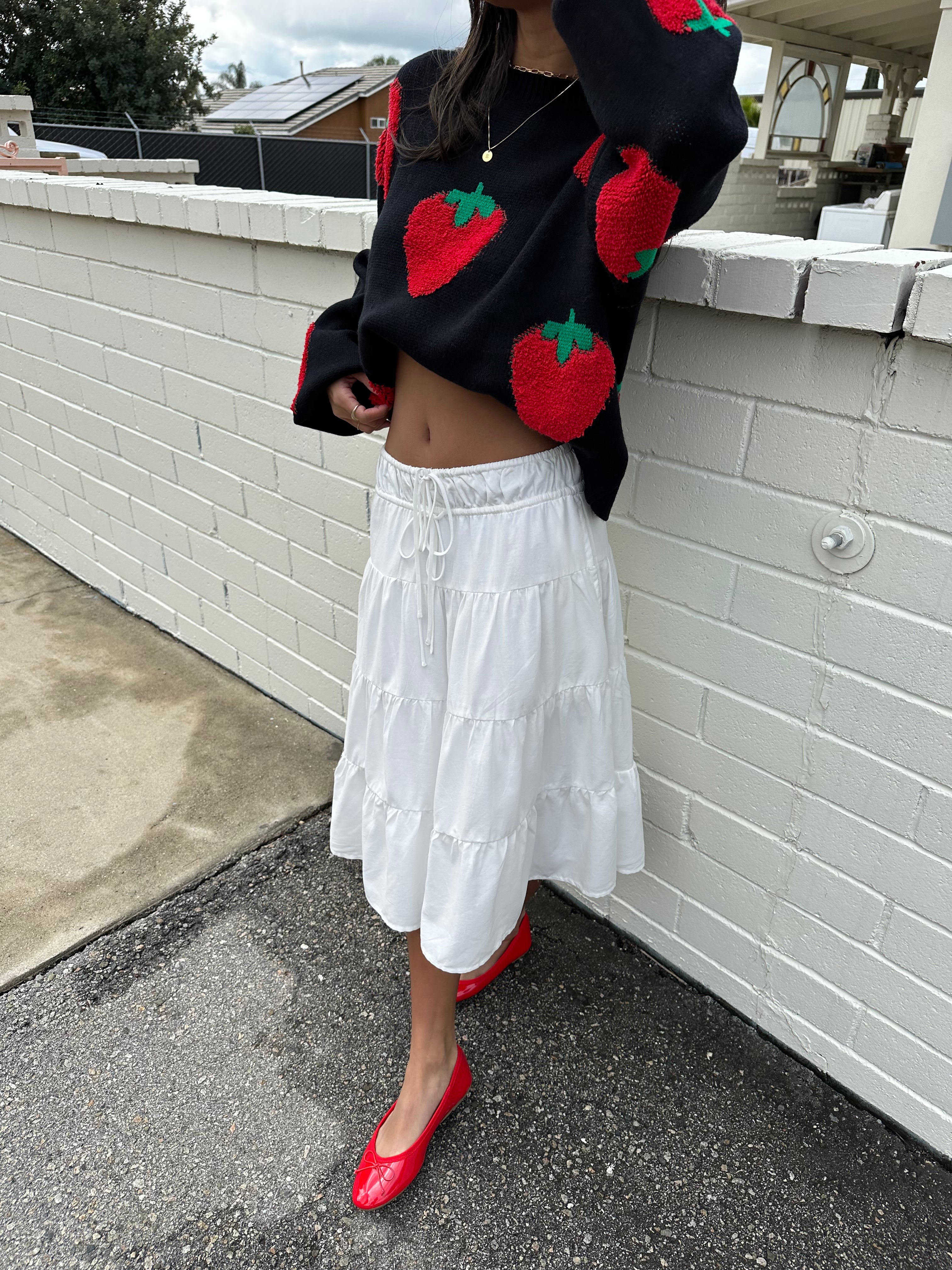 Strawberry Fields Knit Sweater
