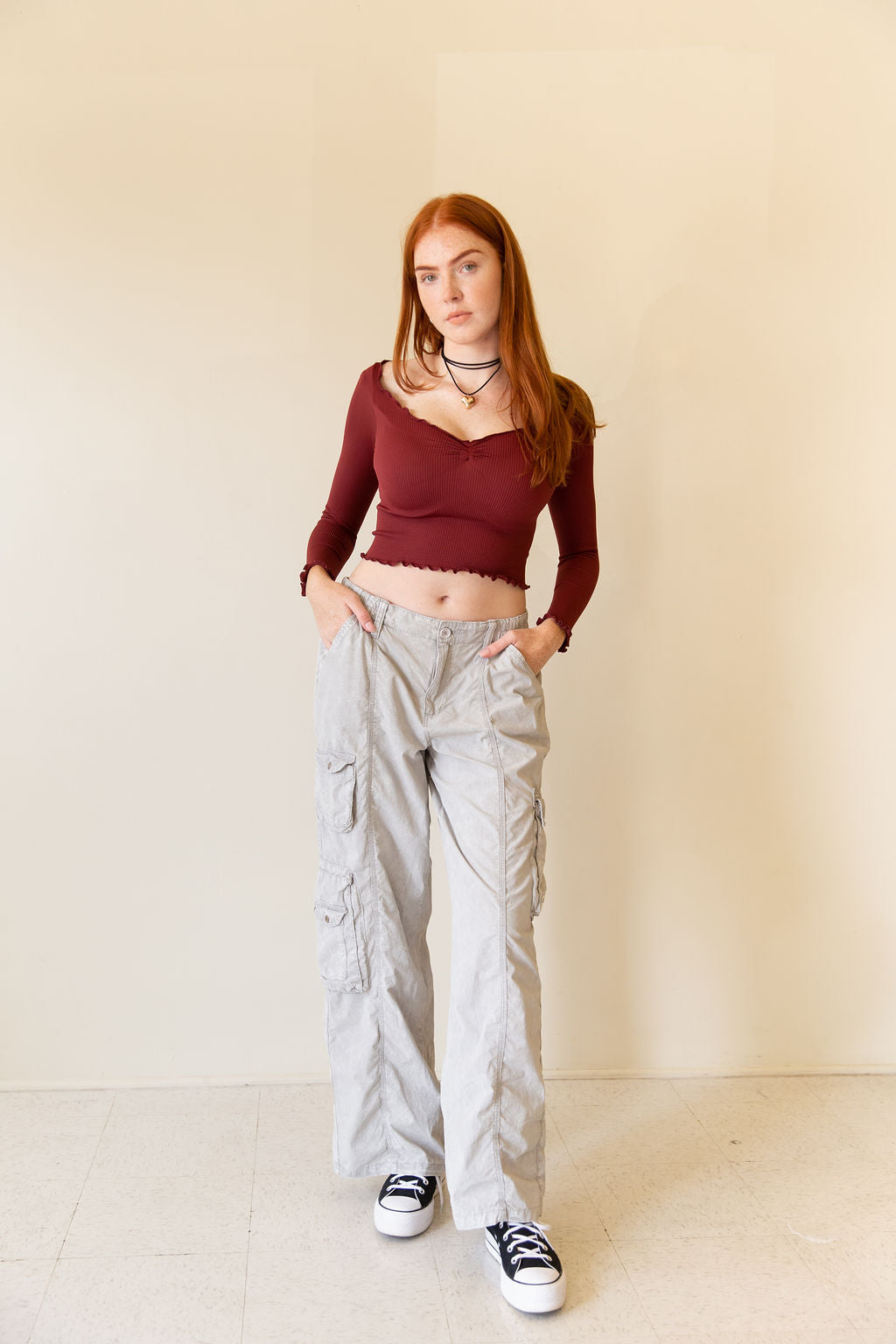 Y2K Low Rise Cargo Pants by BDG