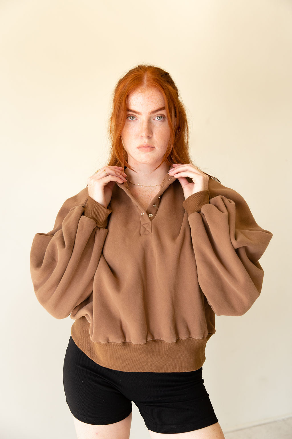 Turn Back Long Sleeve Sweater
