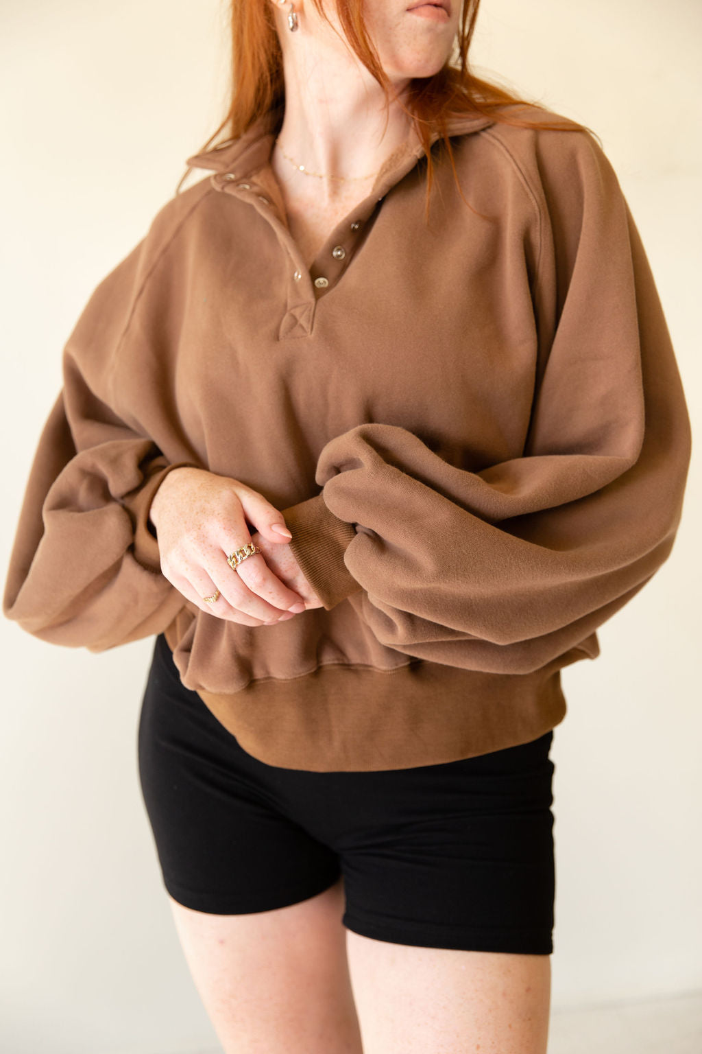 Turn Back Long Sleeve Sweater