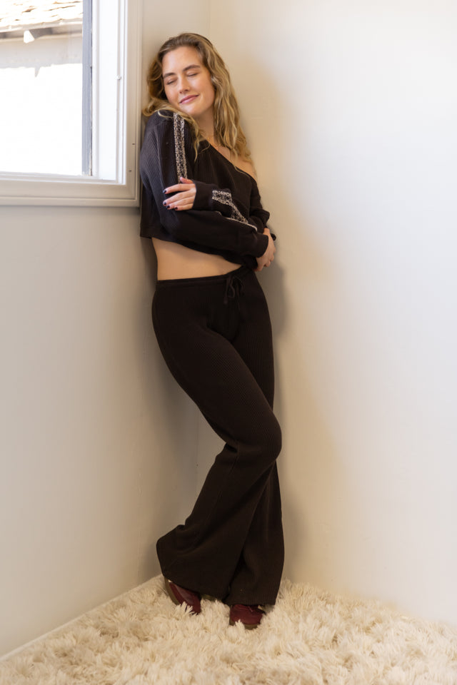 Waffle Knit Pants