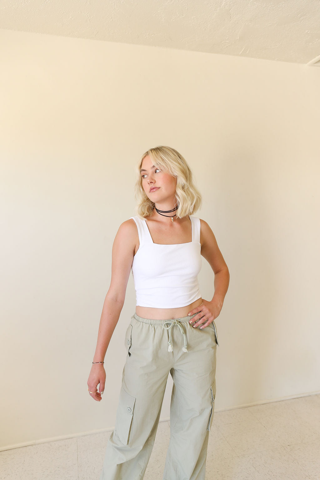 California Dream Sleeveless Crop Top