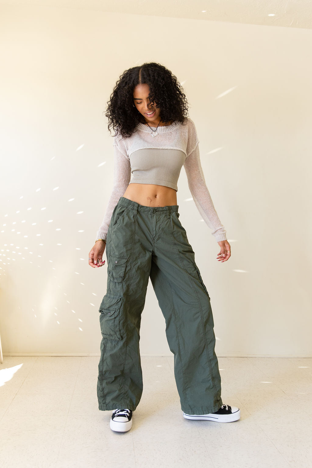 Y2K Low Rise Cargo Pants by BDG