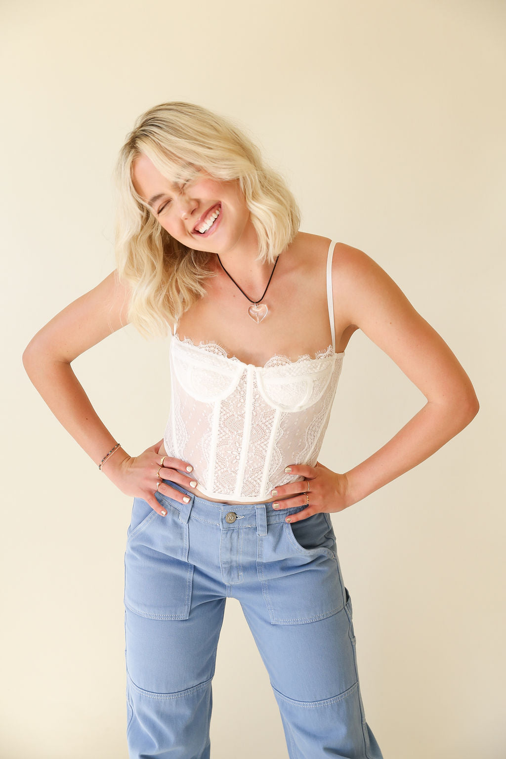 Forever Mine Cami Corset Top