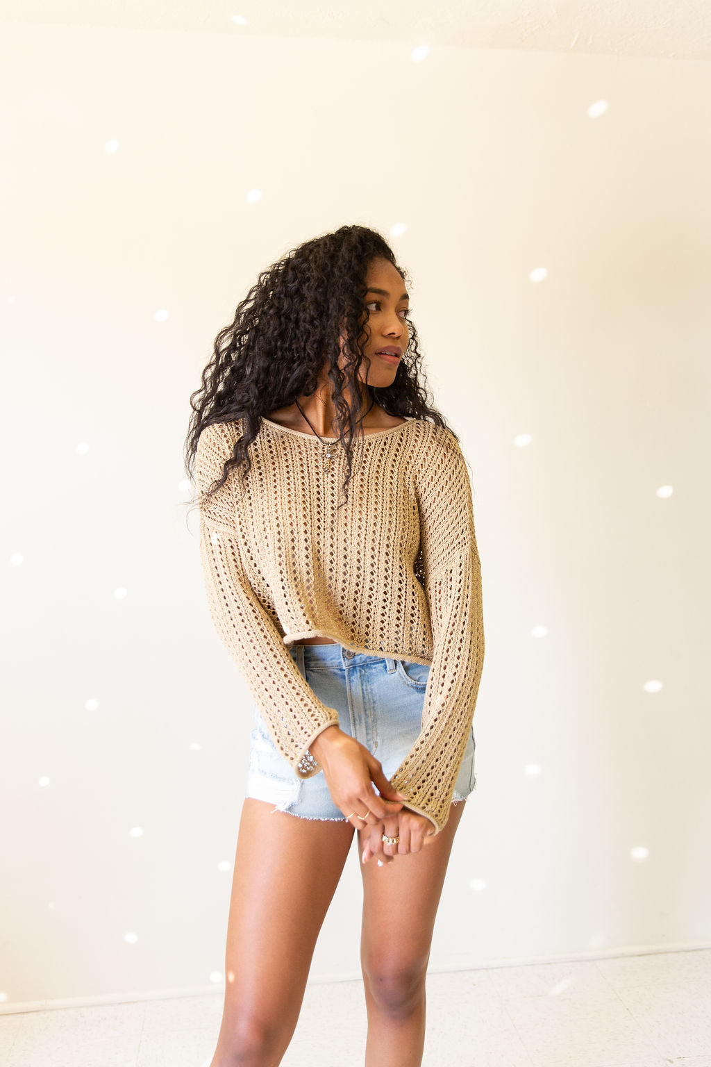 Lose Somebody Cropped Crochet Top