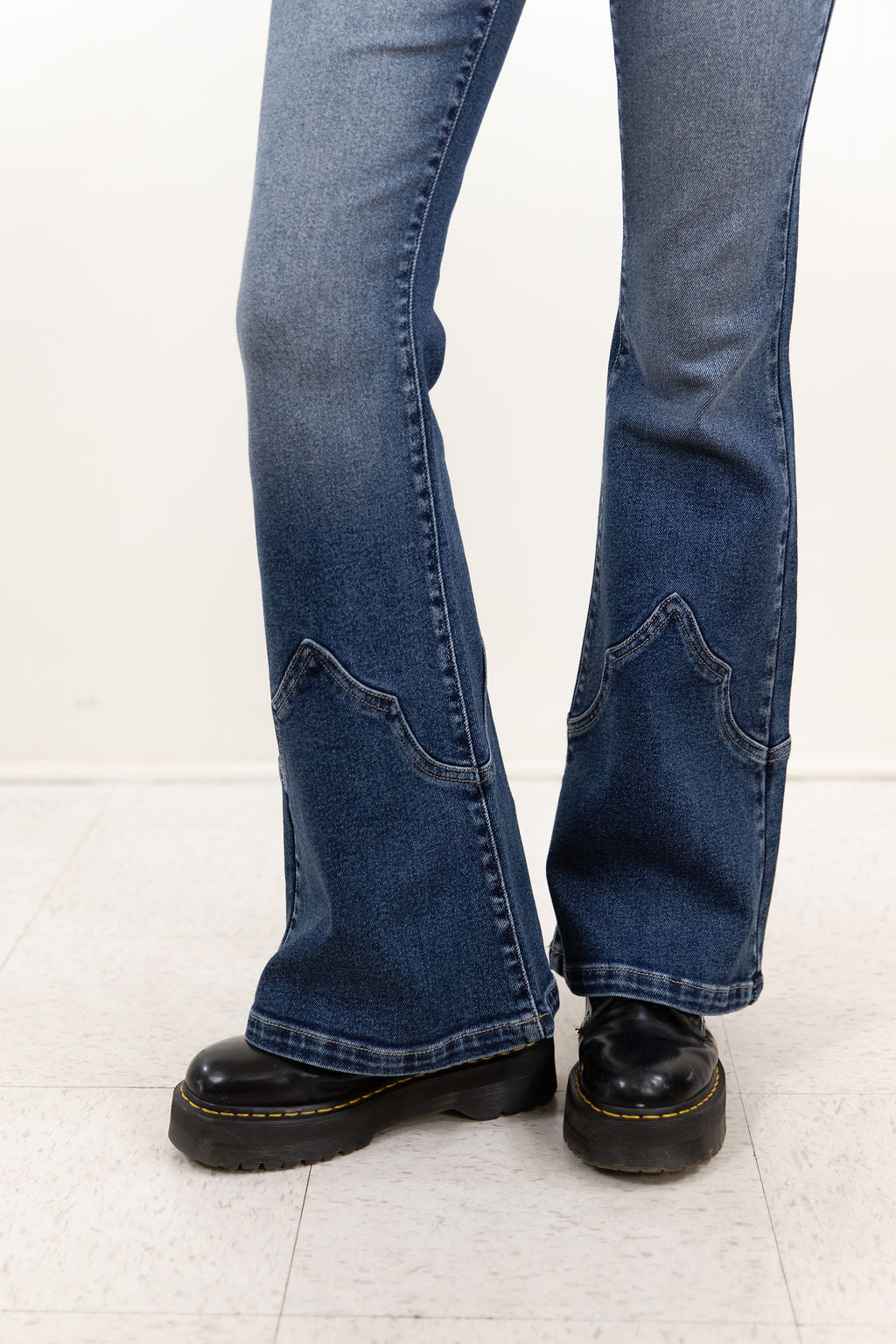 Nectar Premium Denim: The Olivine Western Bootcut Jeans