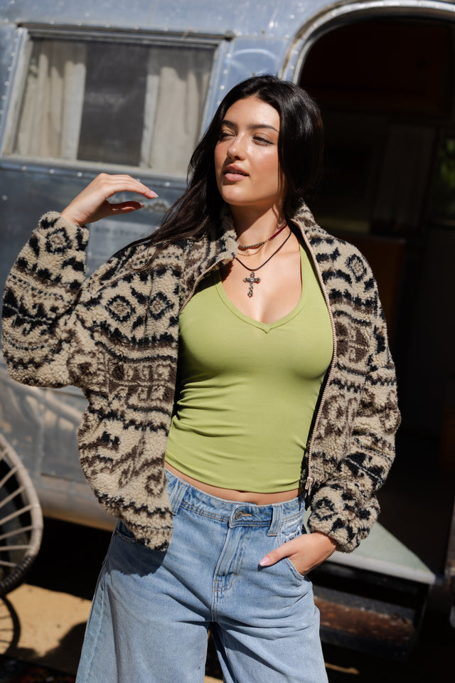 Aztec Sherpa Jacket