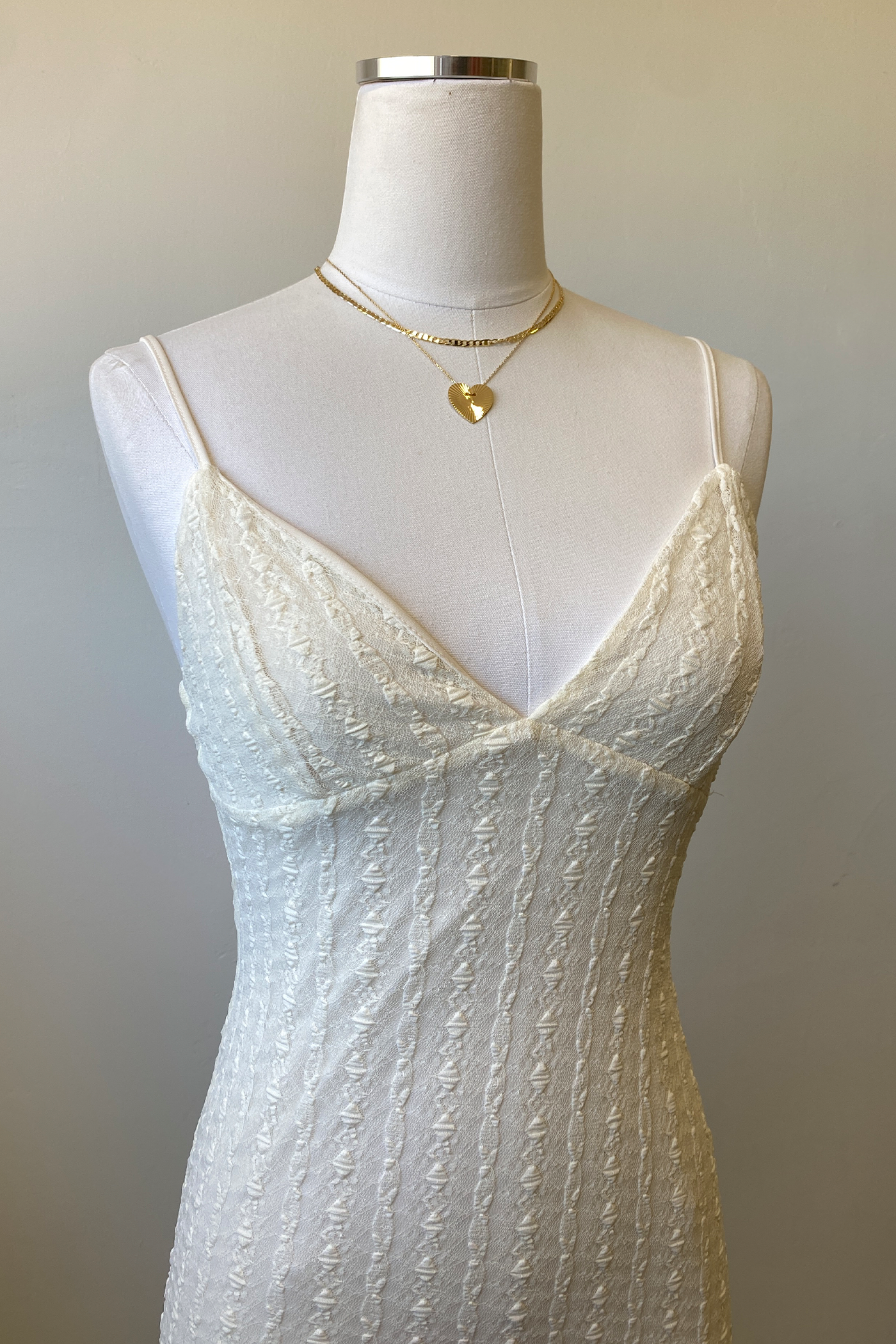 Stretch Lace Mini Cami Dress