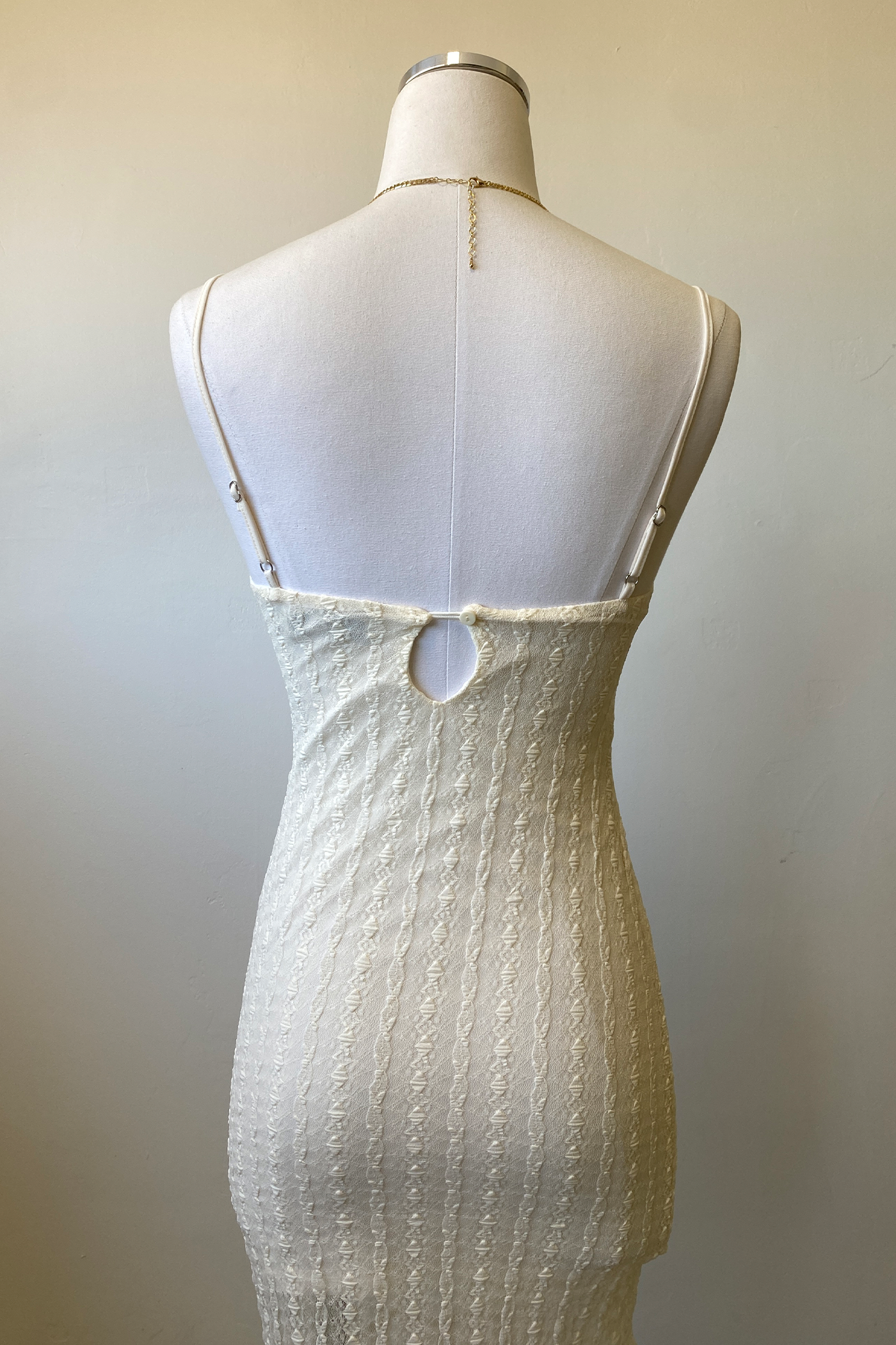 Stretch Lace Mini Cami Dress