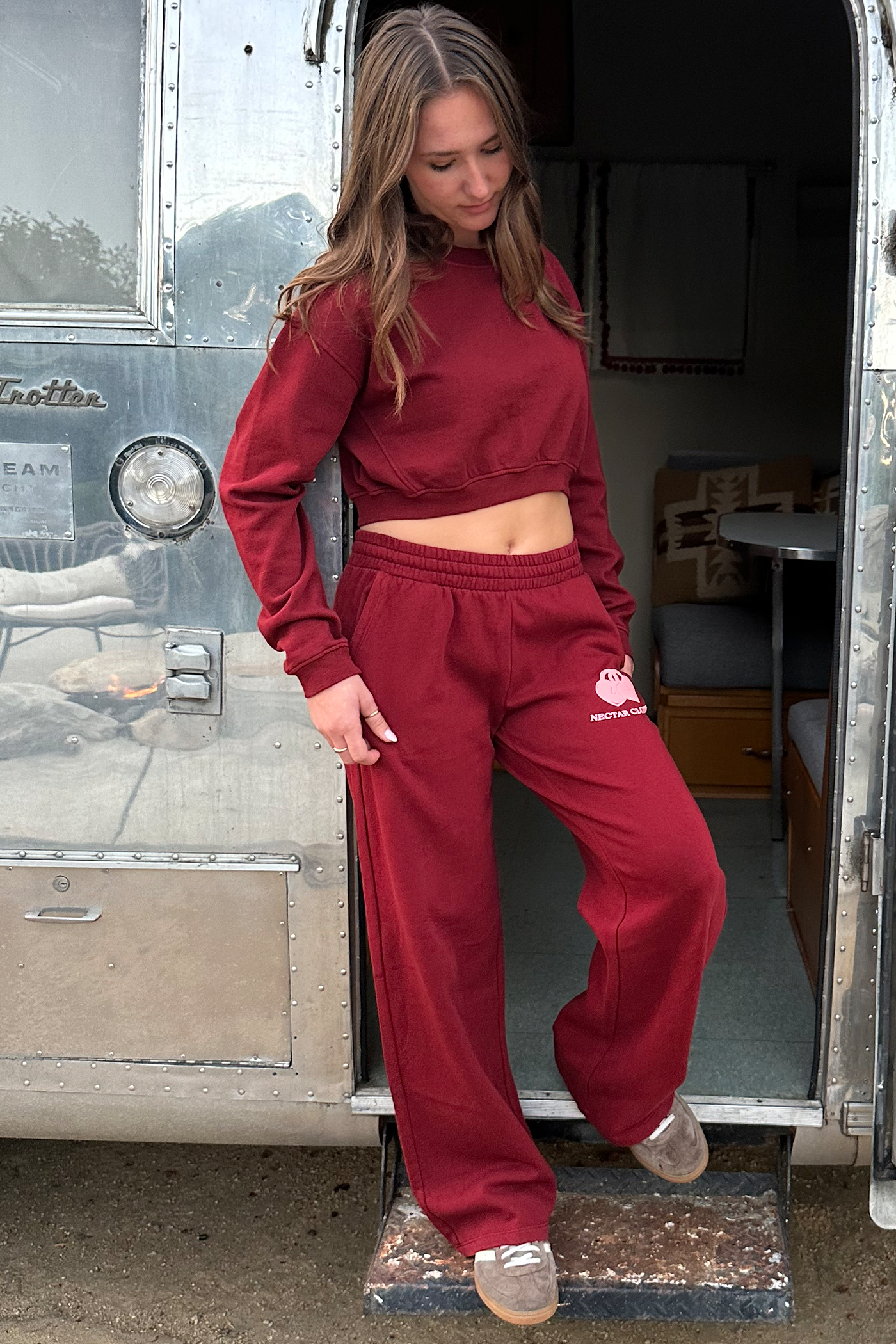 Locket Puff Print Graphic Sweatpant