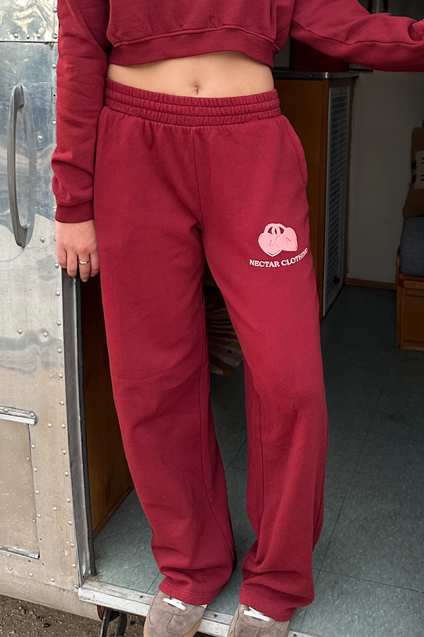 Locket Puff Print Graphic Sweatpant