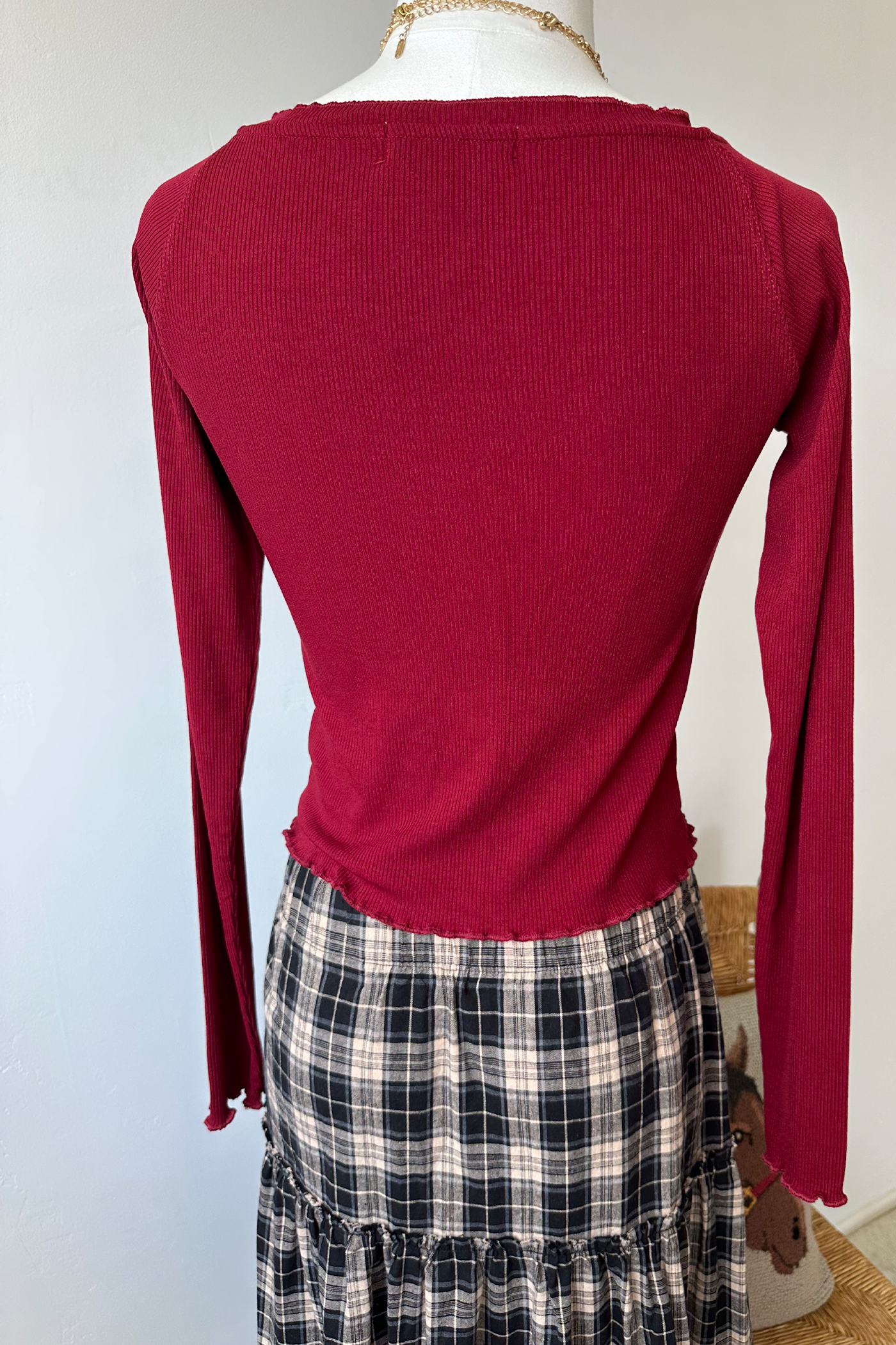 Button Up Long Sleeve Top