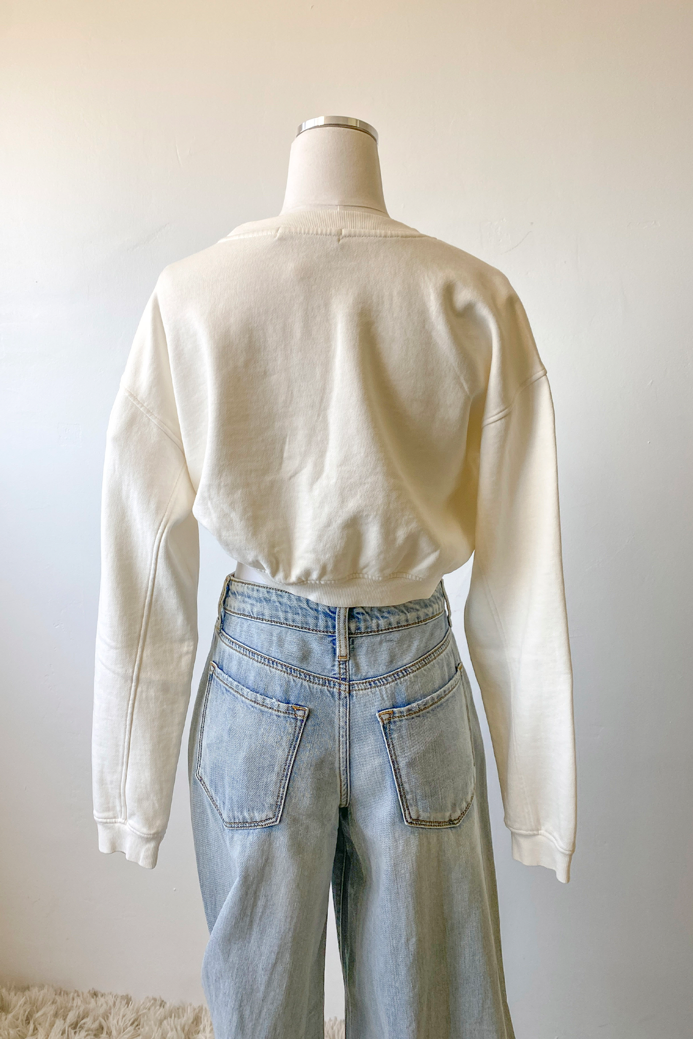 Basic Crop Sweatshirt