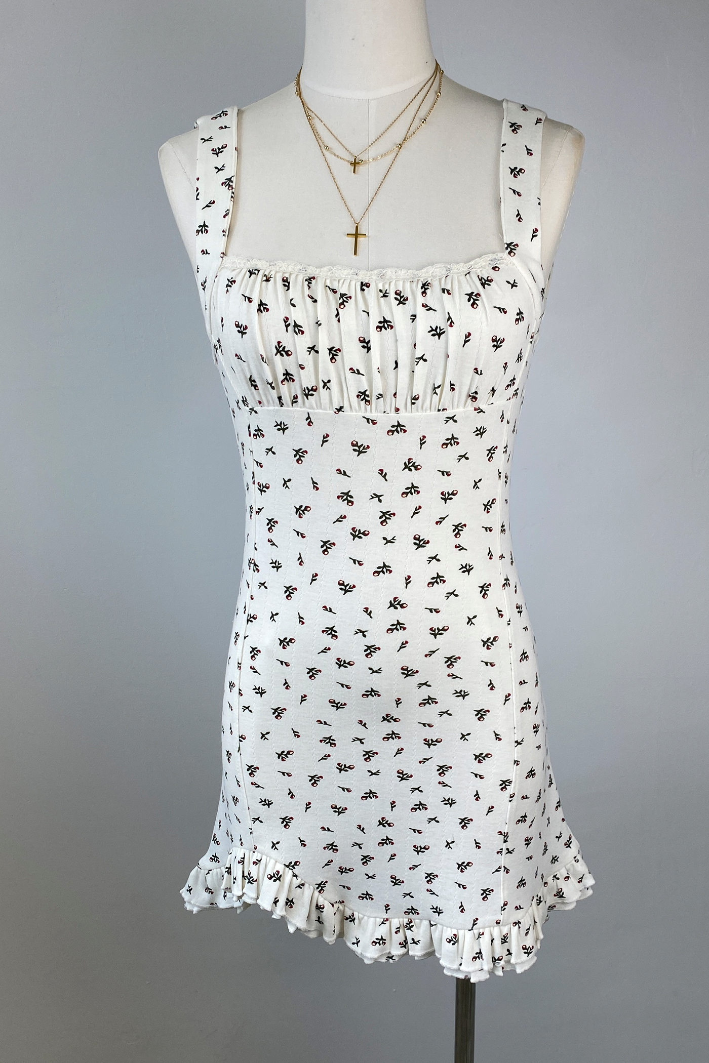 Ditsy Floral Sleeveless Dress