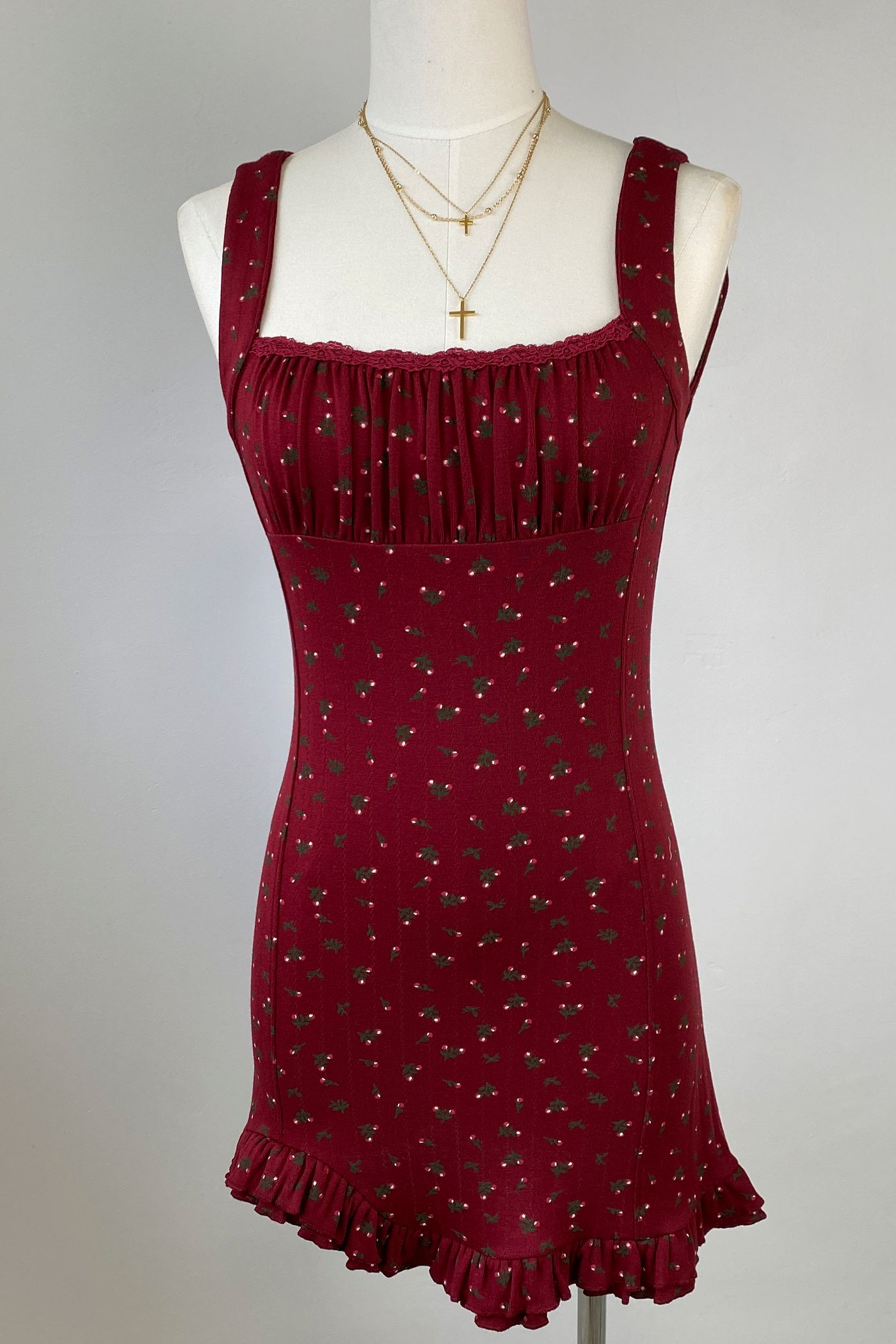 Ditsy Floral Sleeveless Dress