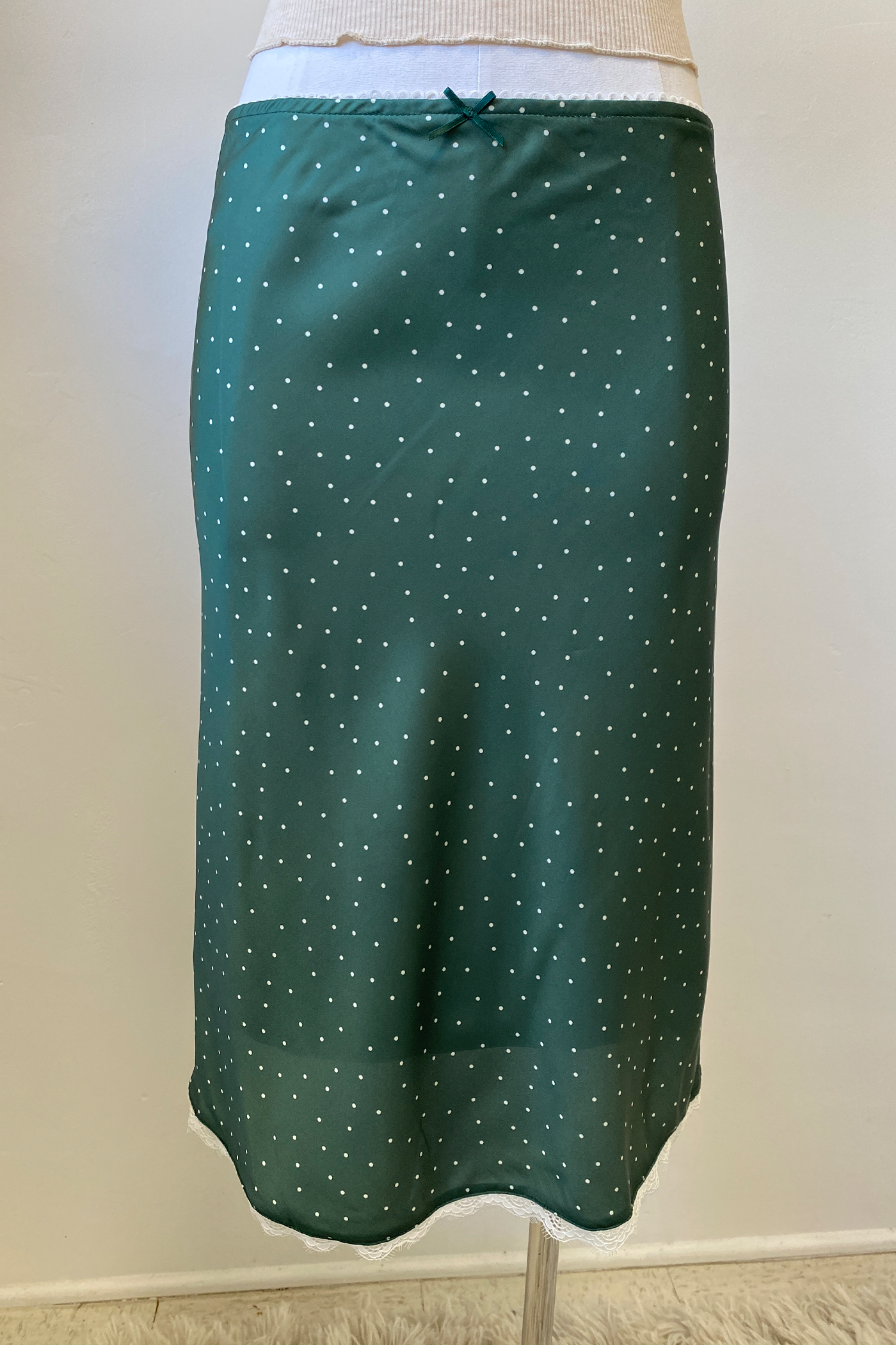 Satin Midi Skirt