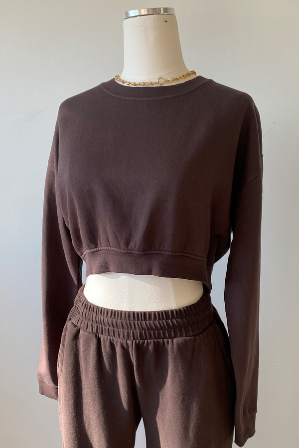 Basic Crop Sweatshirt