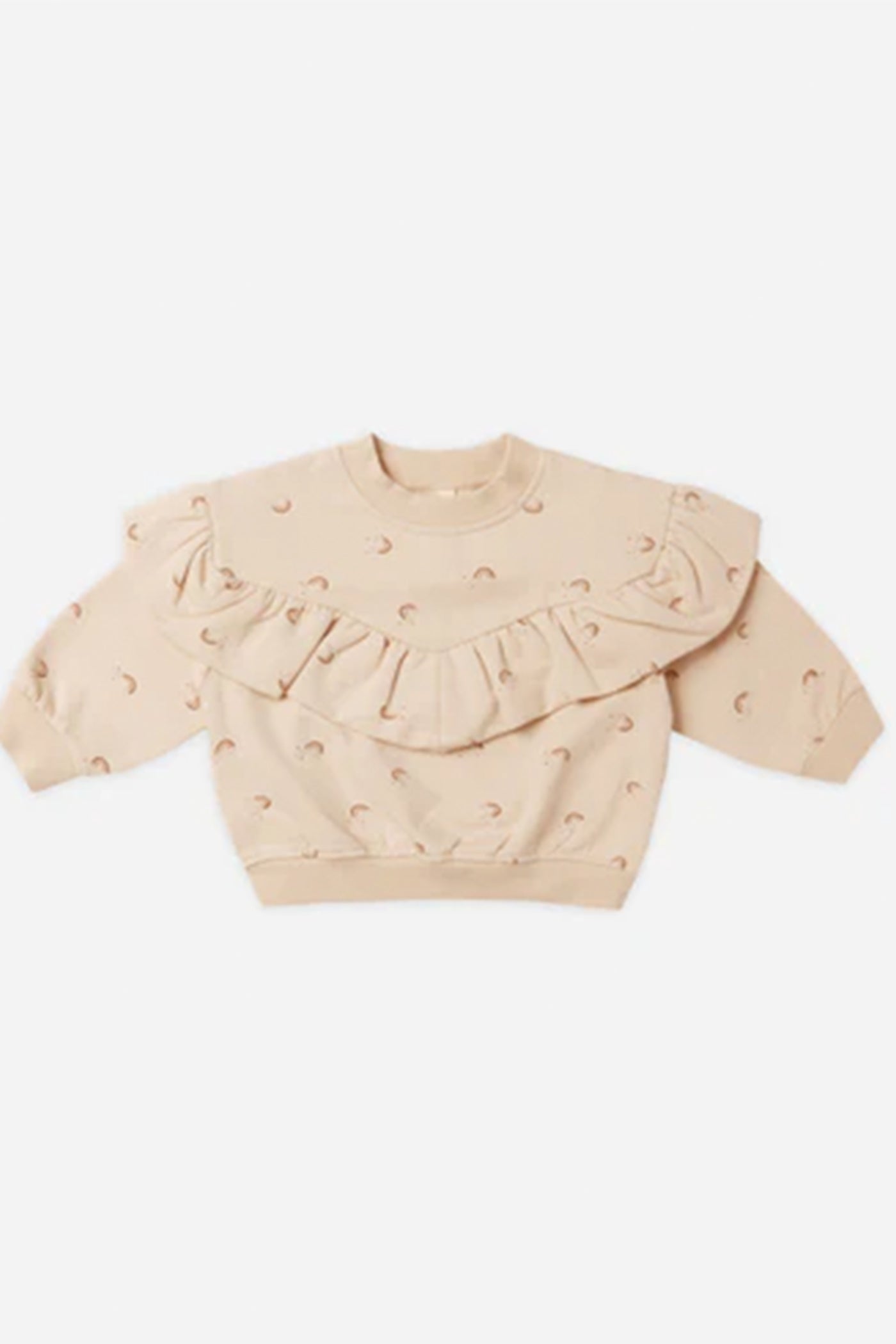 Ruffle Fleece Sweatshirt by Quincy Mae