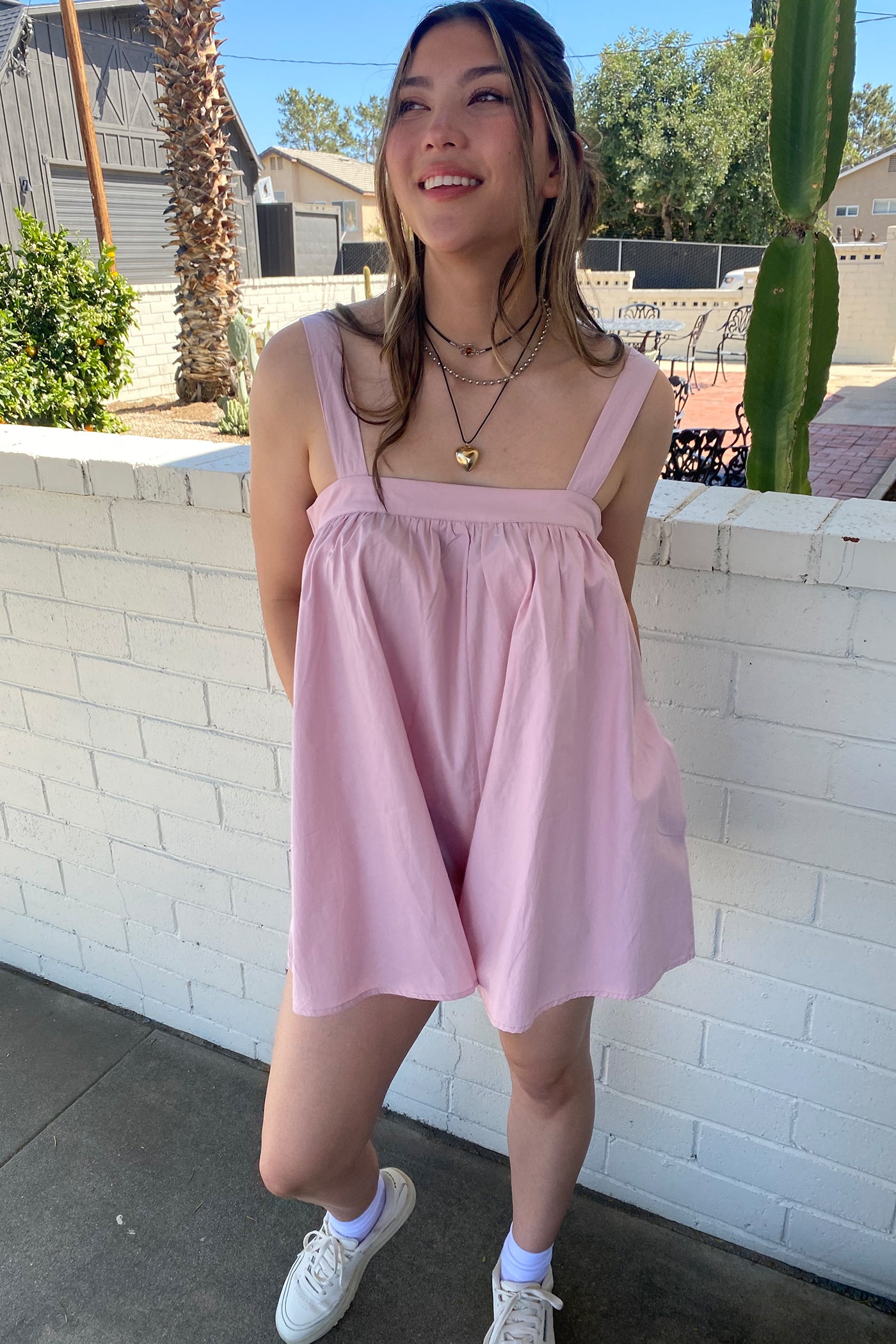 Sleeveless Babydoll Romper