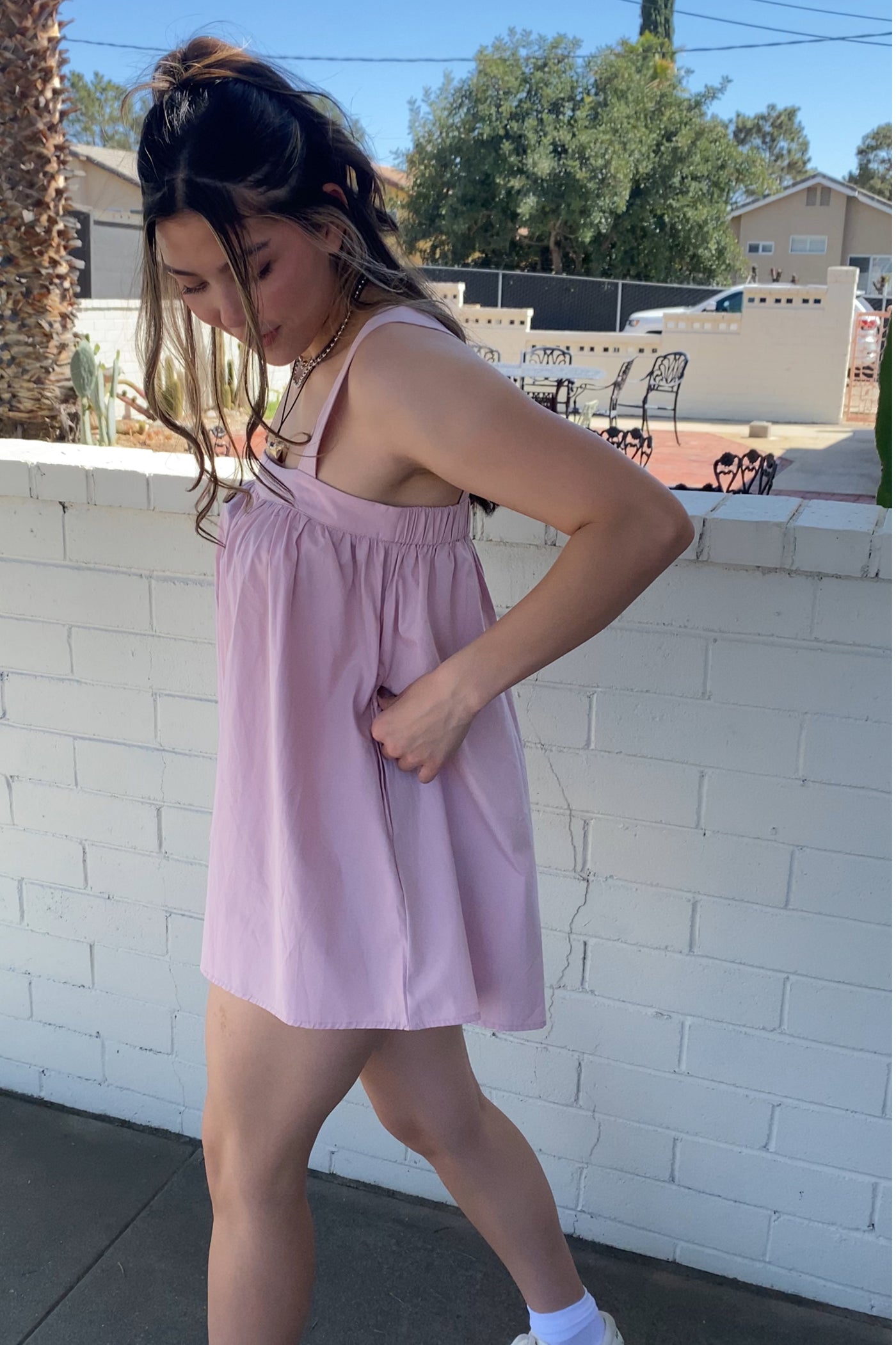 Sleeveless Babydoll Romper