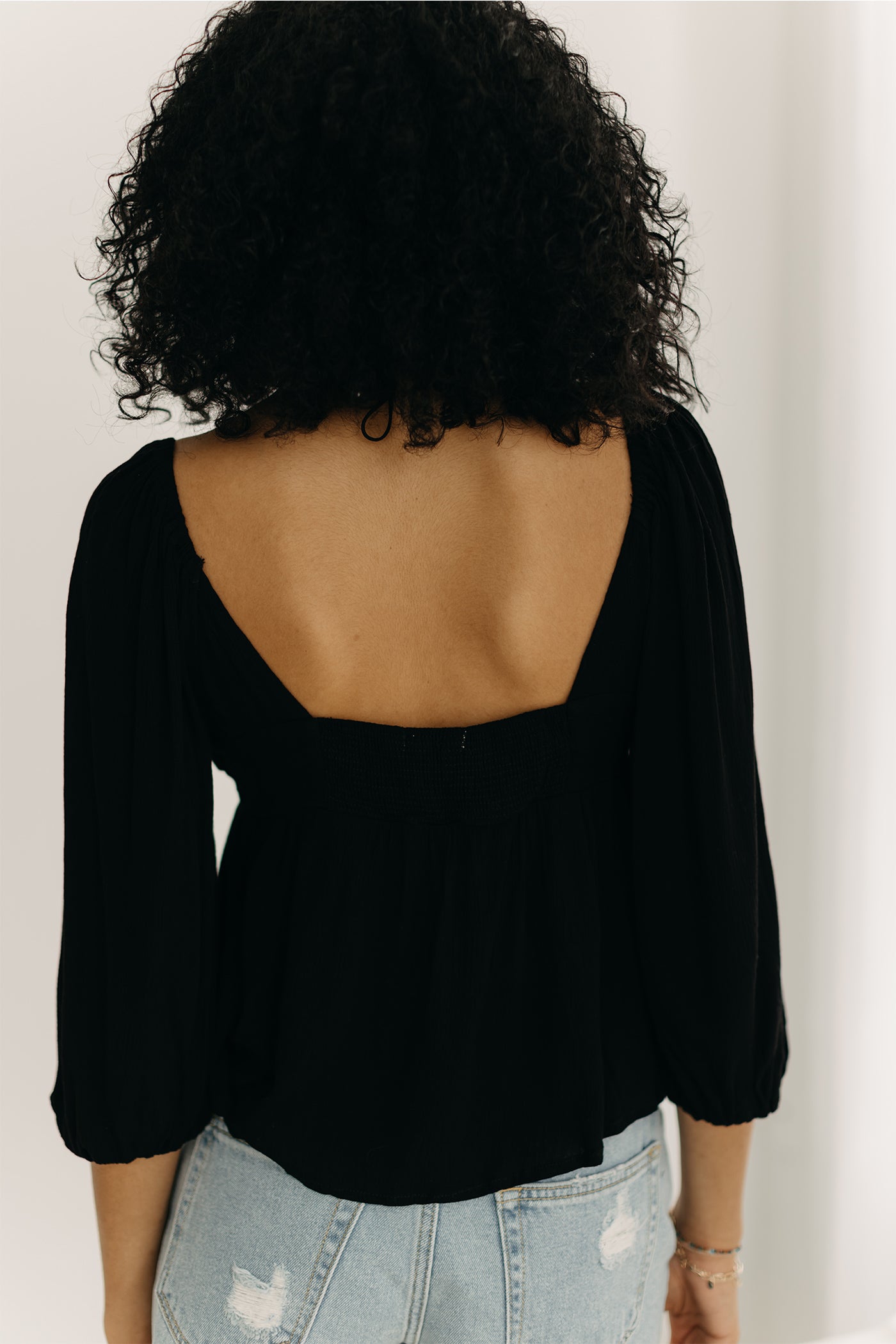 Feeling Fine Mid Sleeve Crop Top