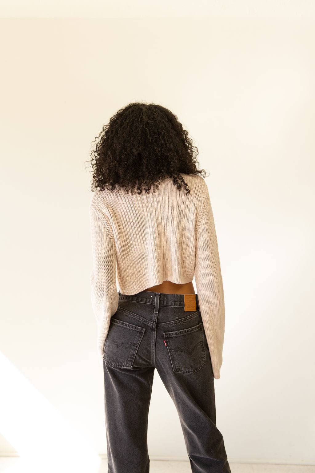 Giving In Crop Sweater