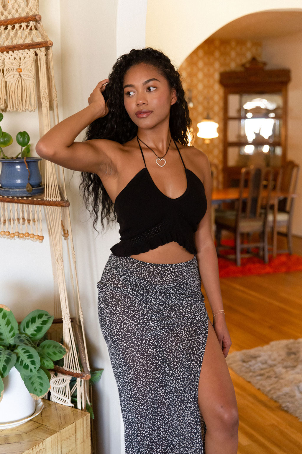 Love & War Knit Halter Top