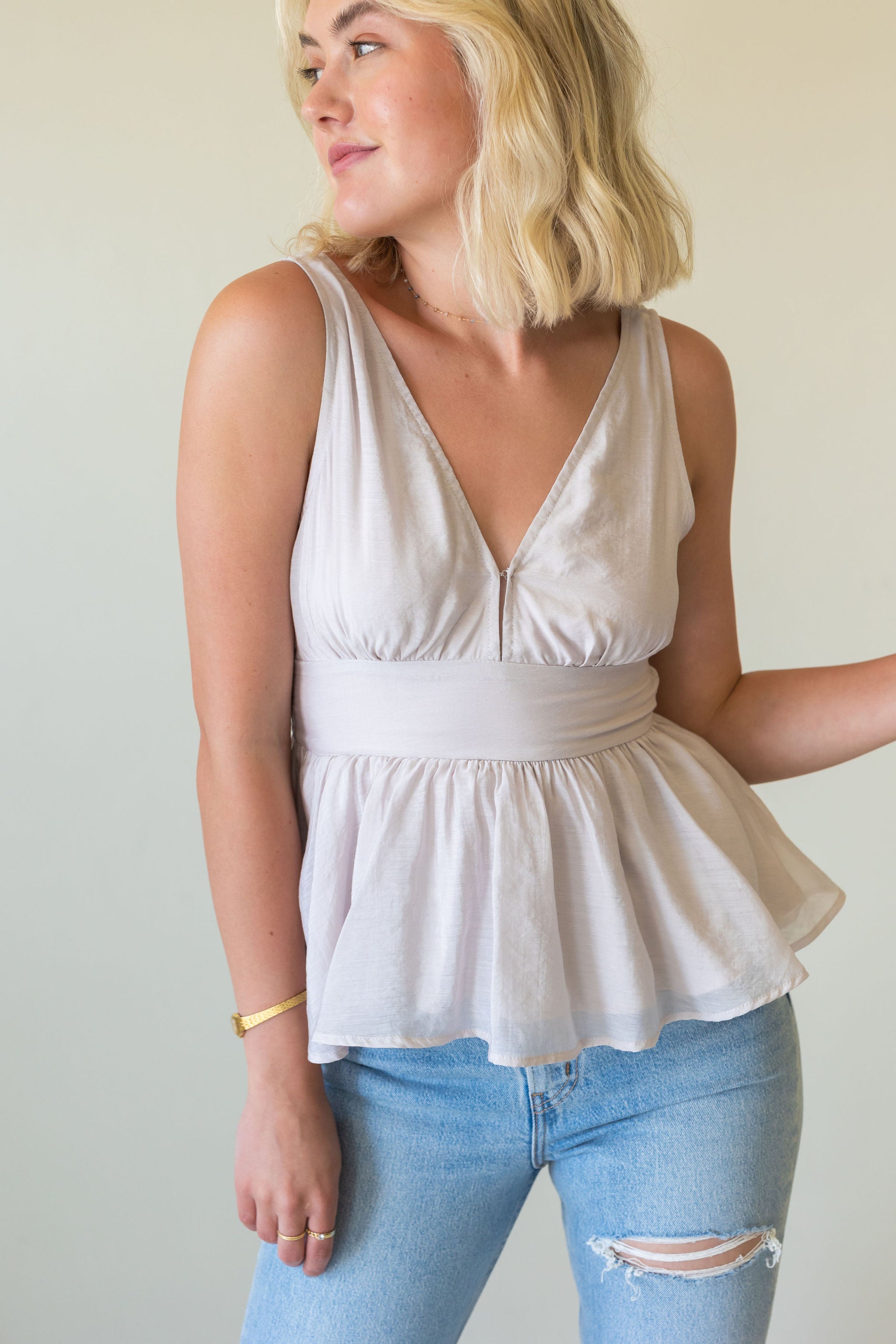 Breaking Free Sleeveless Top by For Good