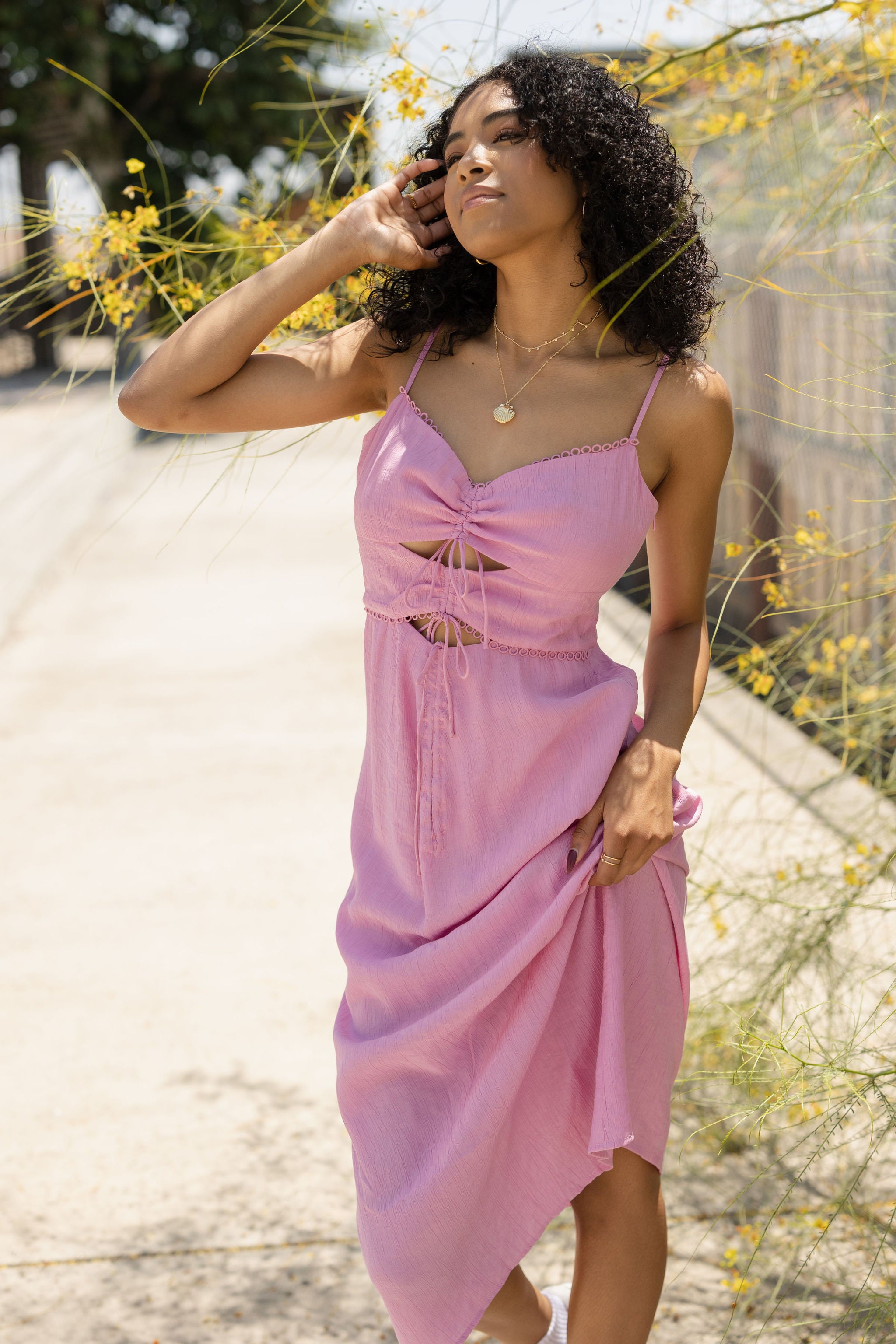 Just Drive Midi Dress