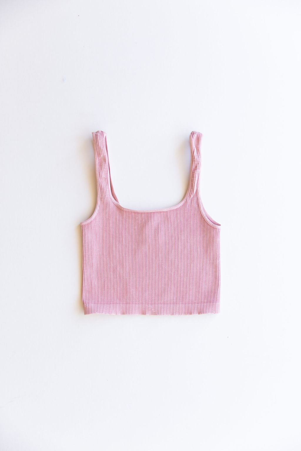 Ribbed Sleeveless Crop Top