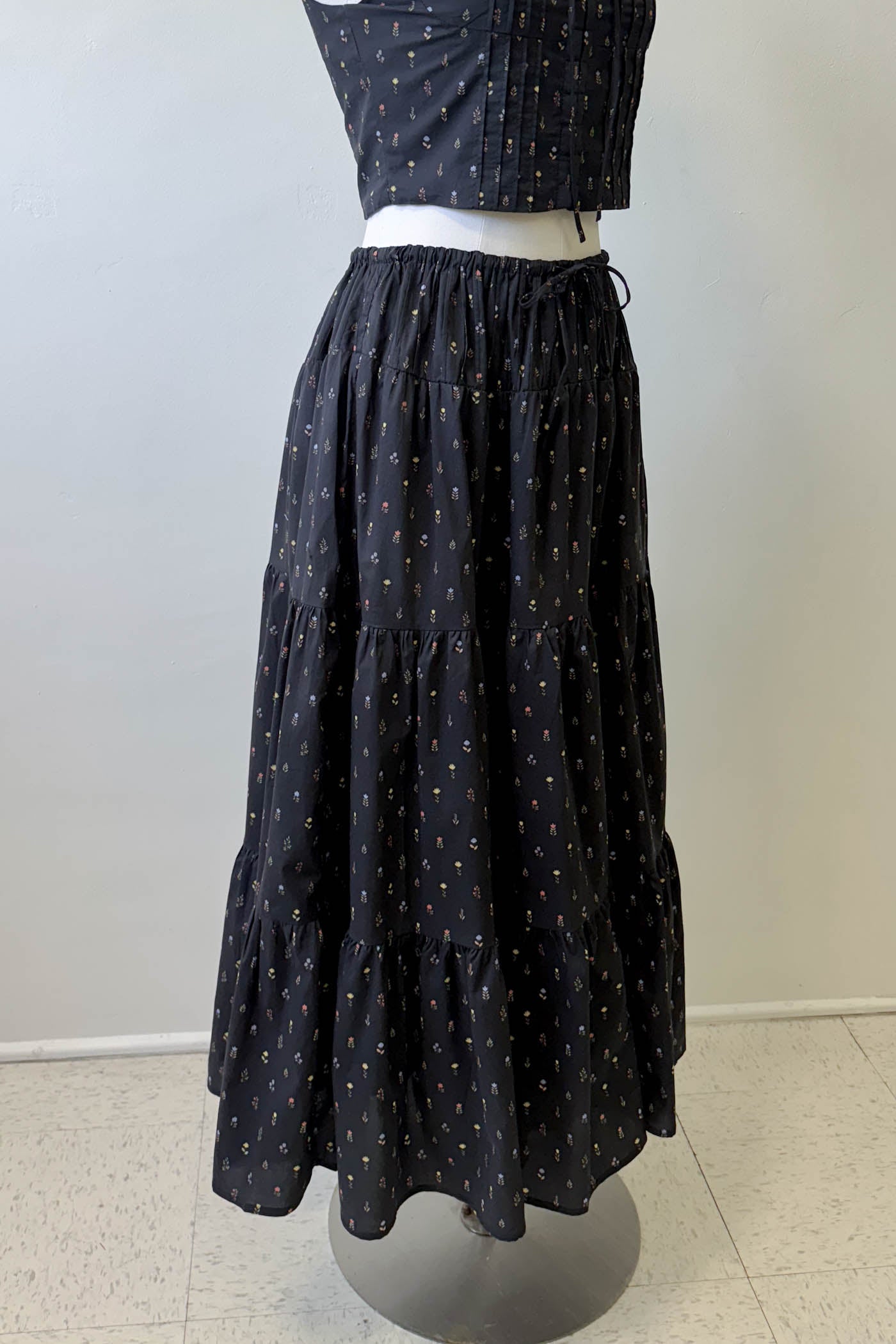 Floral Midi Skirt