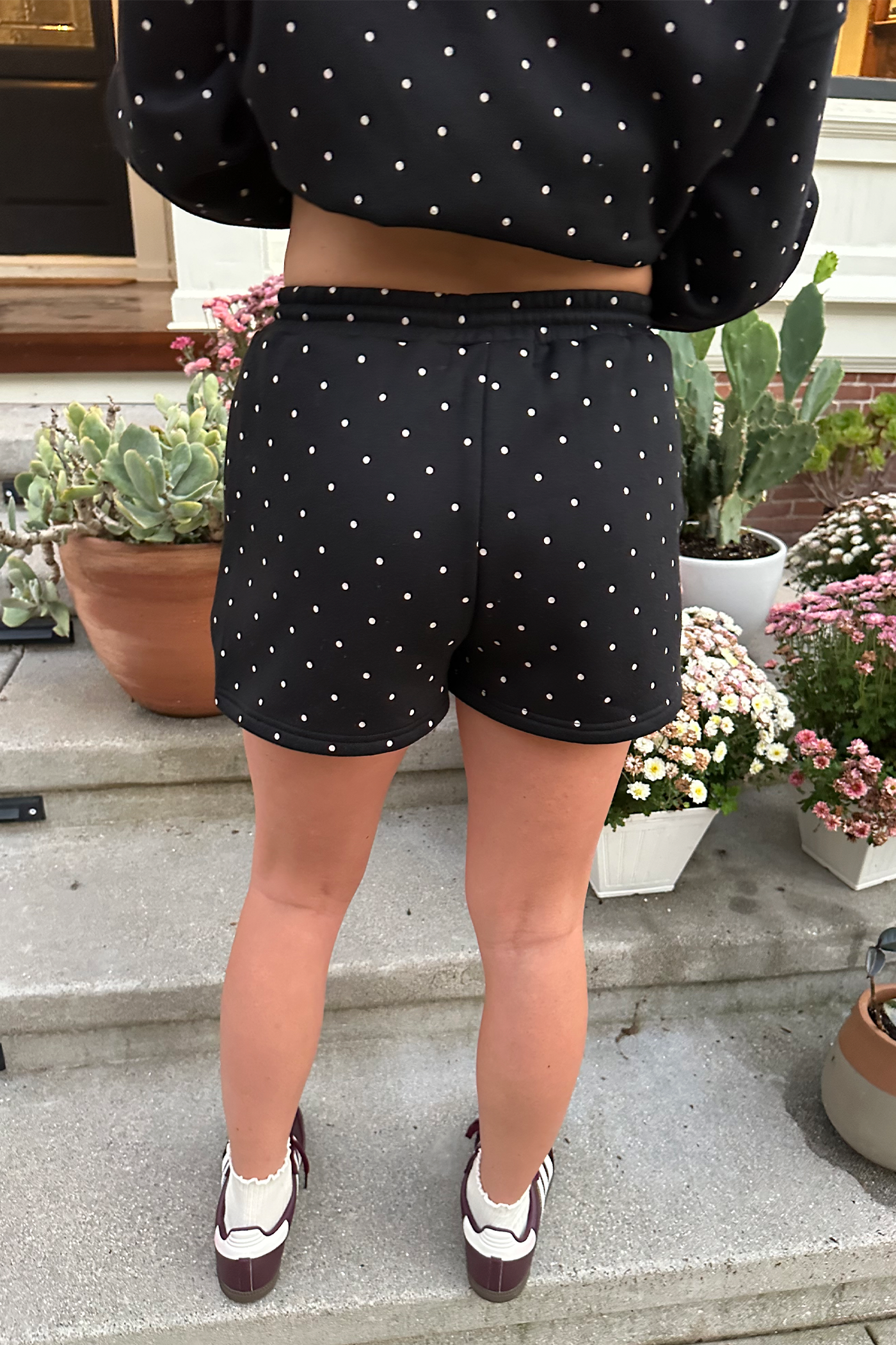 Swiss Dot Sweat Shorts