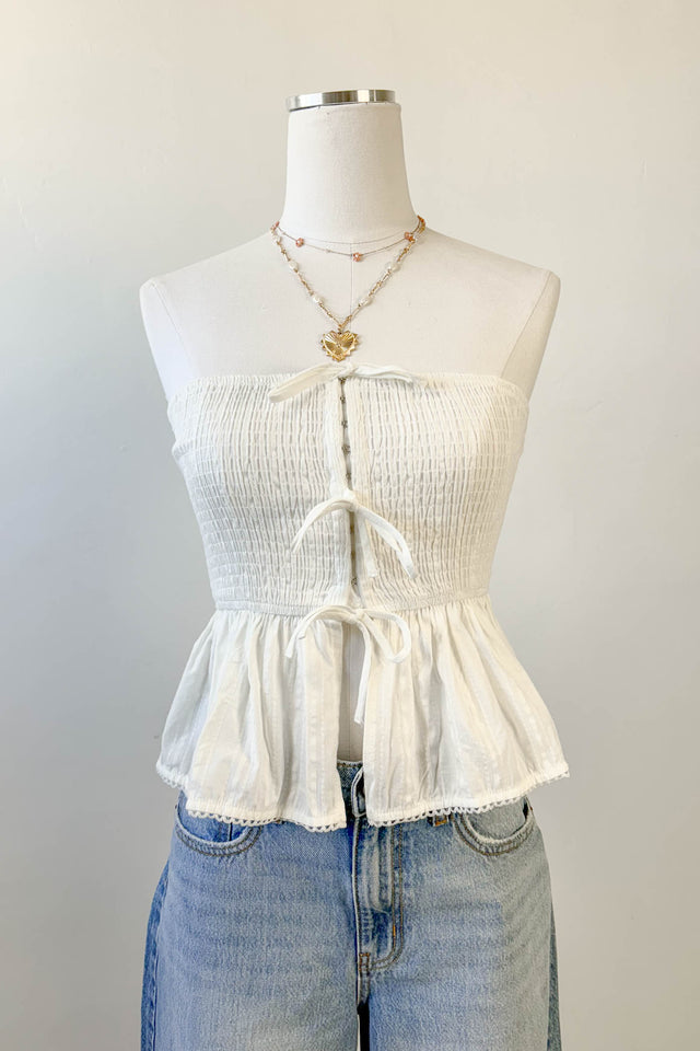 Strapless Corset Top
