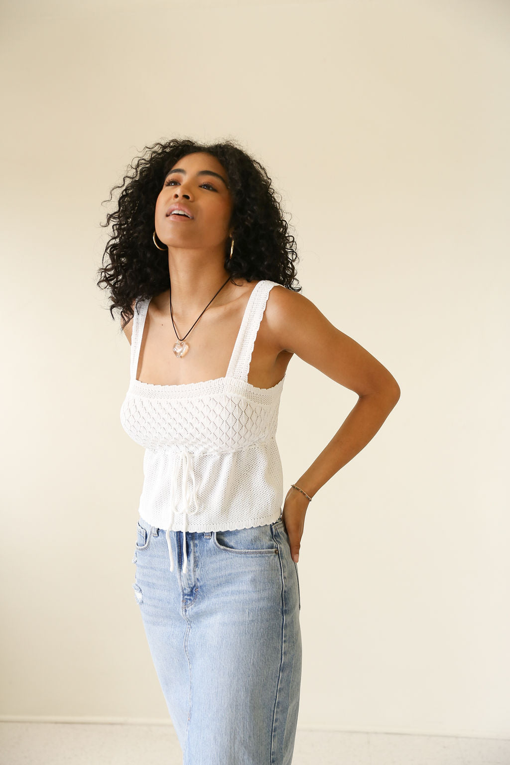 Middle Ground Sleeveless Knit Top