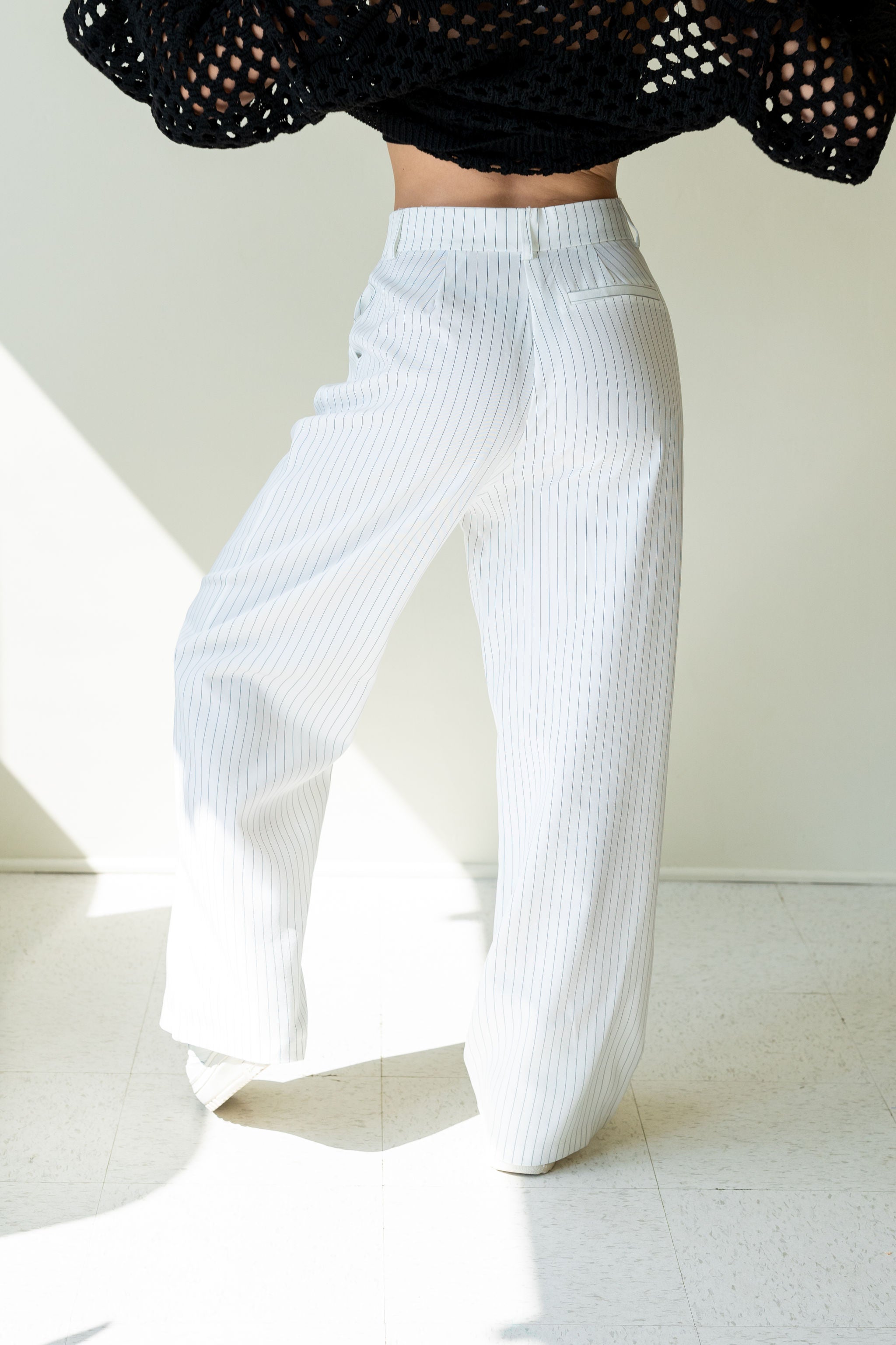 Falling Now Striped Pants