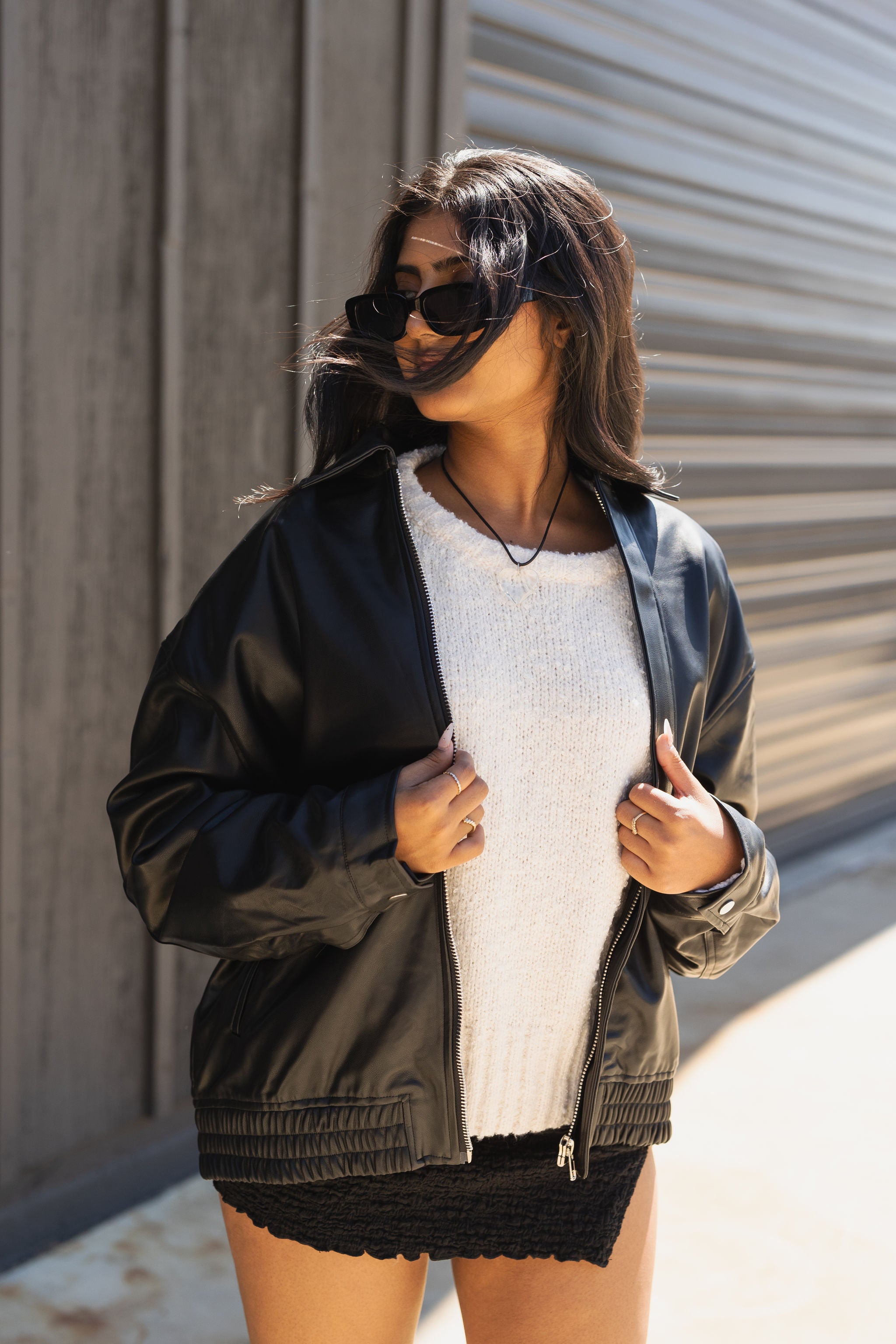 Chasing Shadows Bomber Jacket