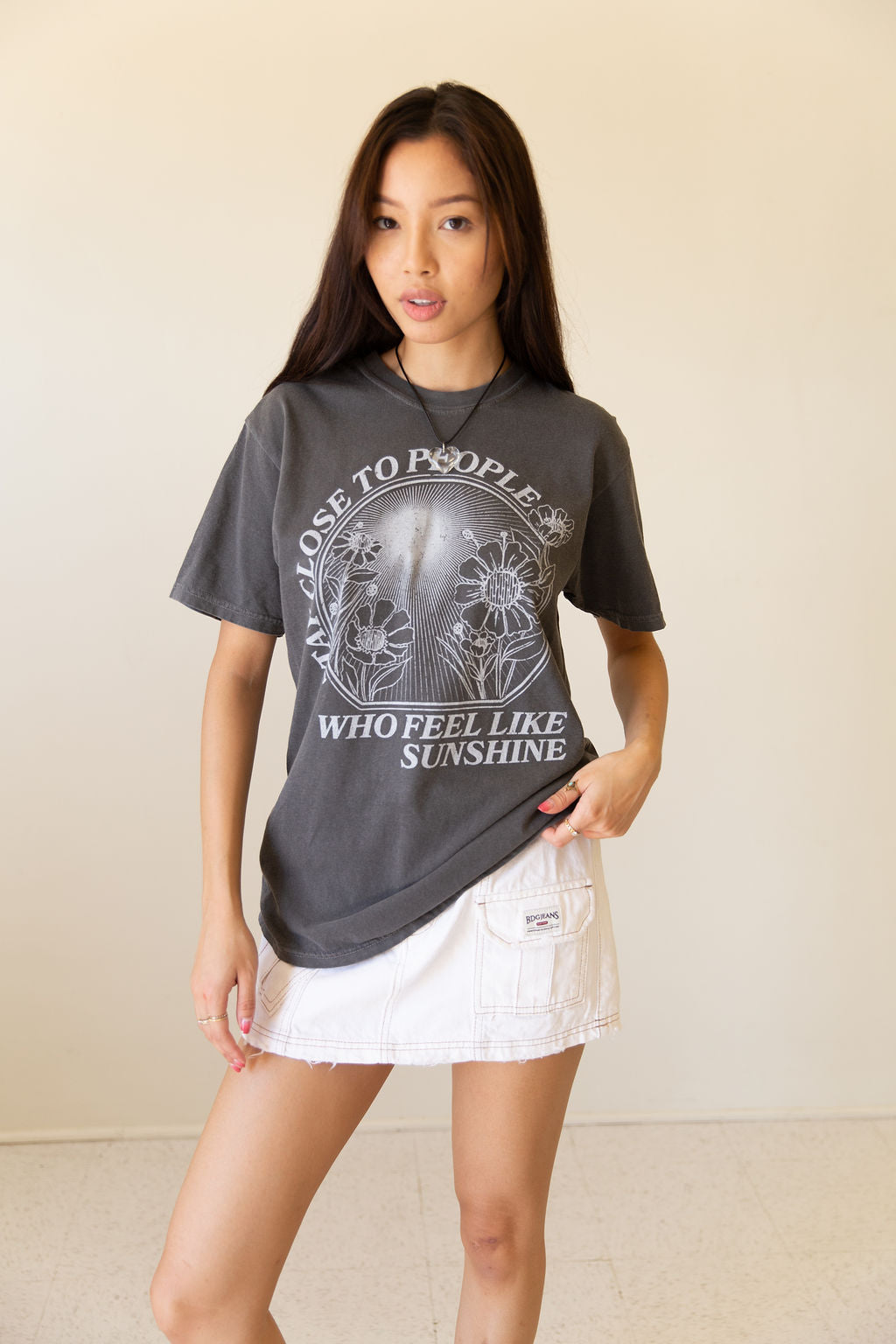 Feel Like Sunshine Oversized Graphic Tee