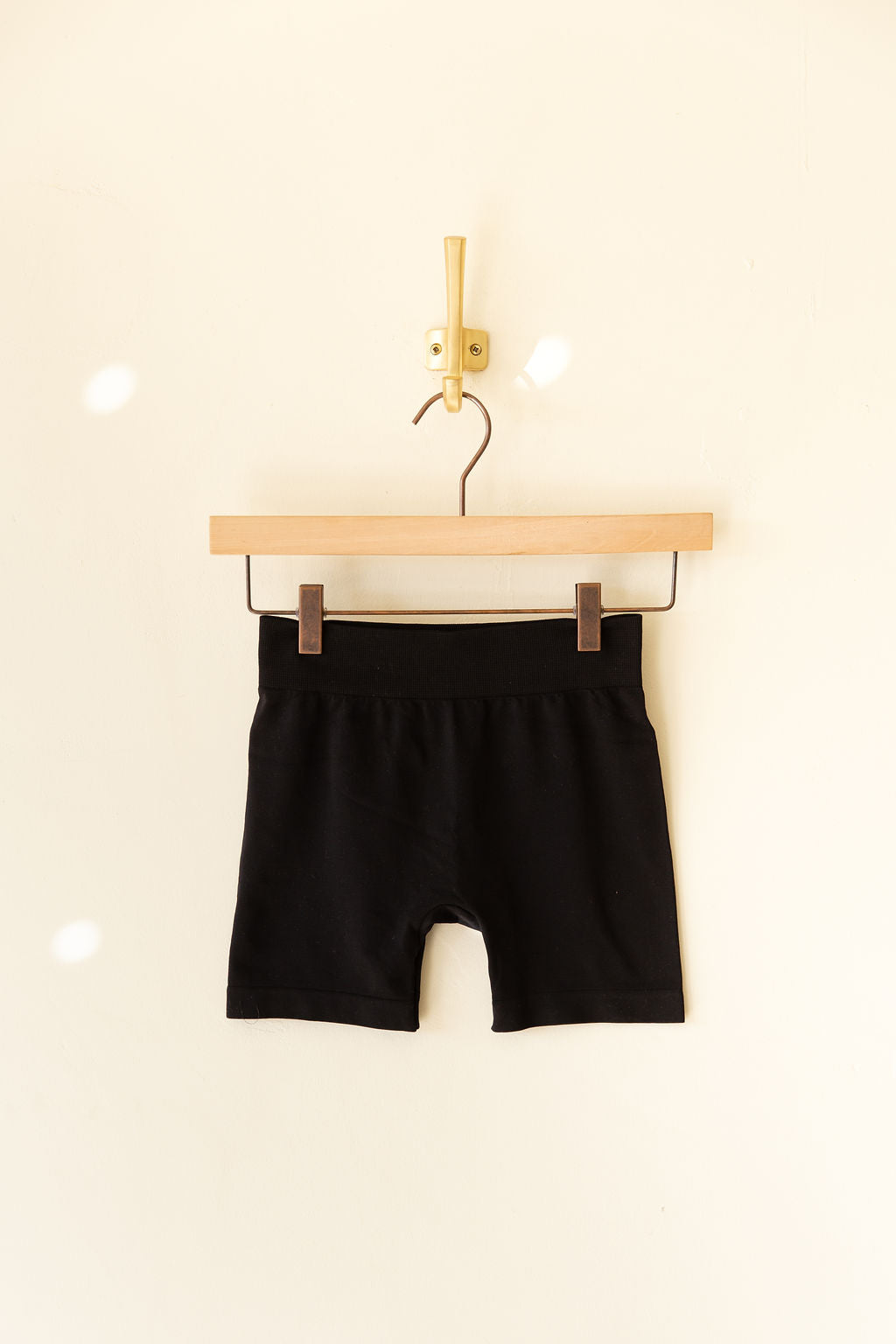 Black Seamless Shorts