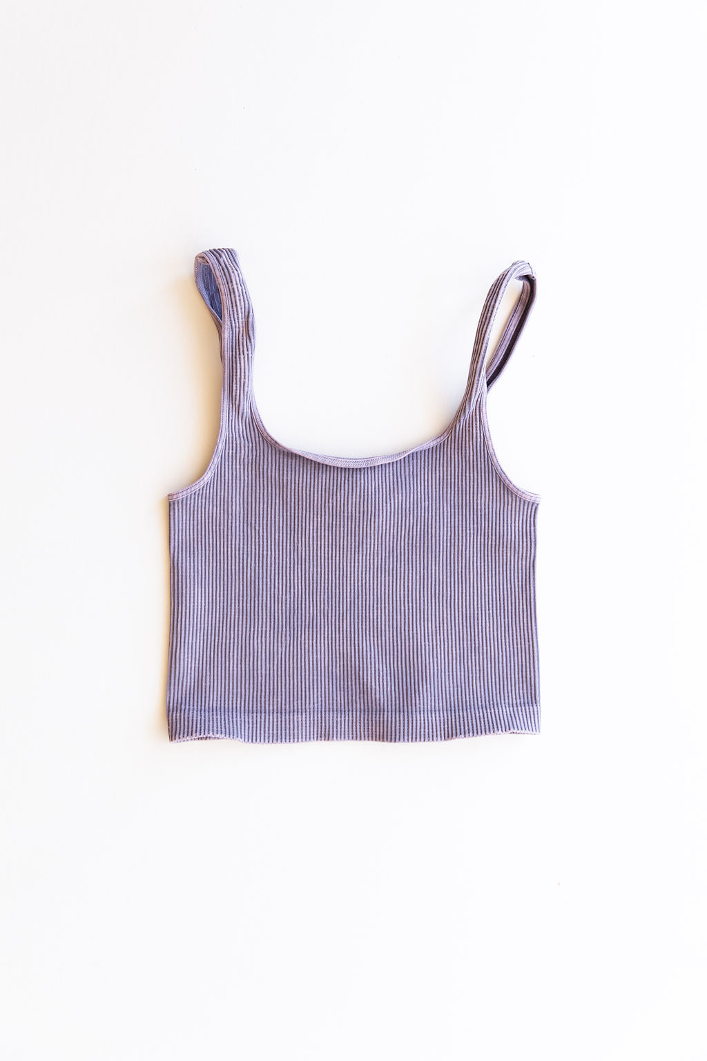 Ribbed Sleeveless Crop Top