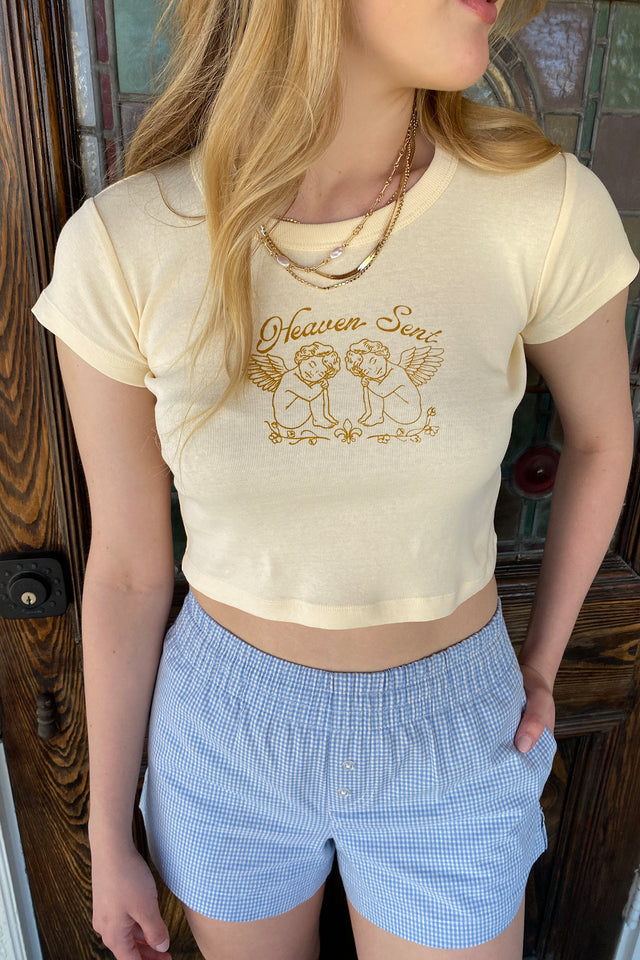 Heaven Sent OG Graphic Babydoll Tee
